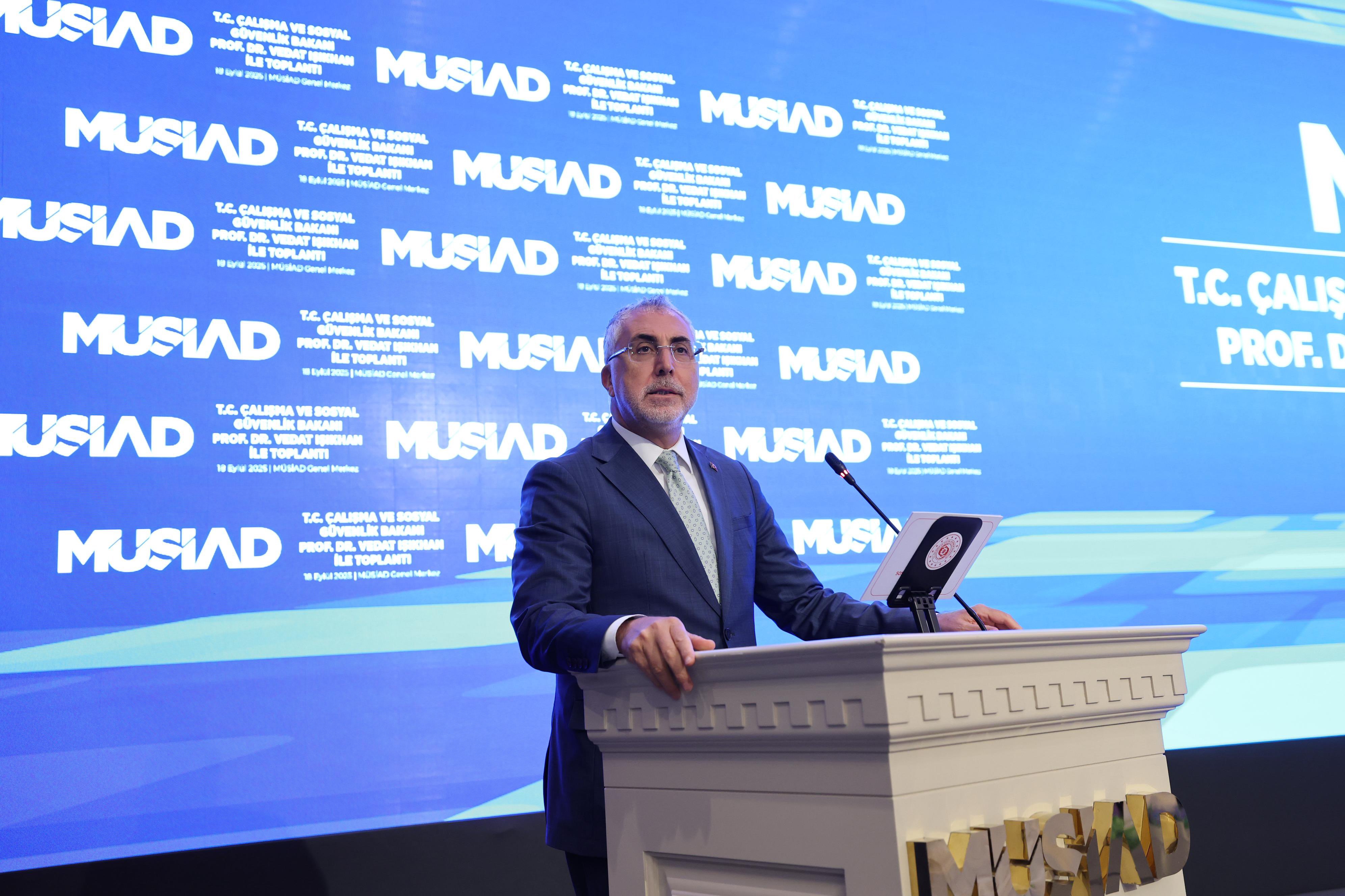 Bakan Vedat Işıkhan MÜSİAD Toplantısı