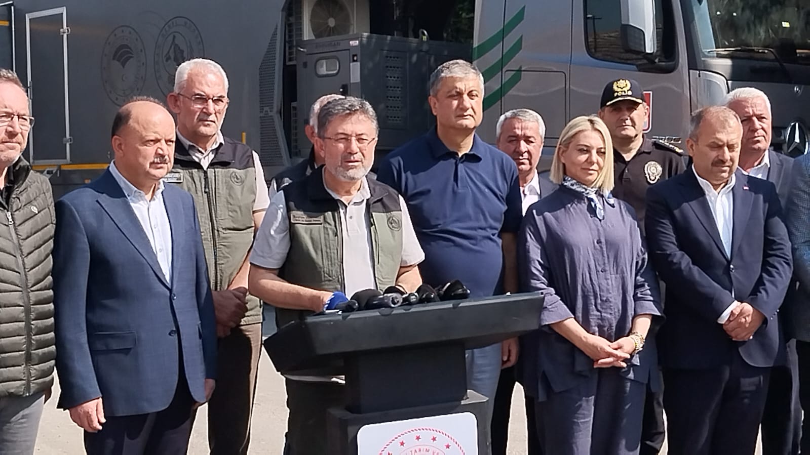 Bakan İbrahim Yumaklı Yangın Bölgesinde