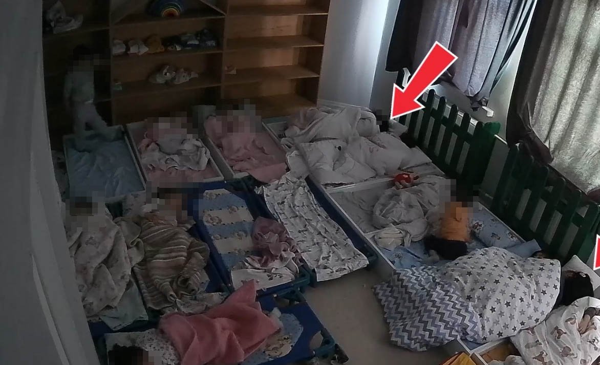 Kreş skandalı kamera görüntüleri