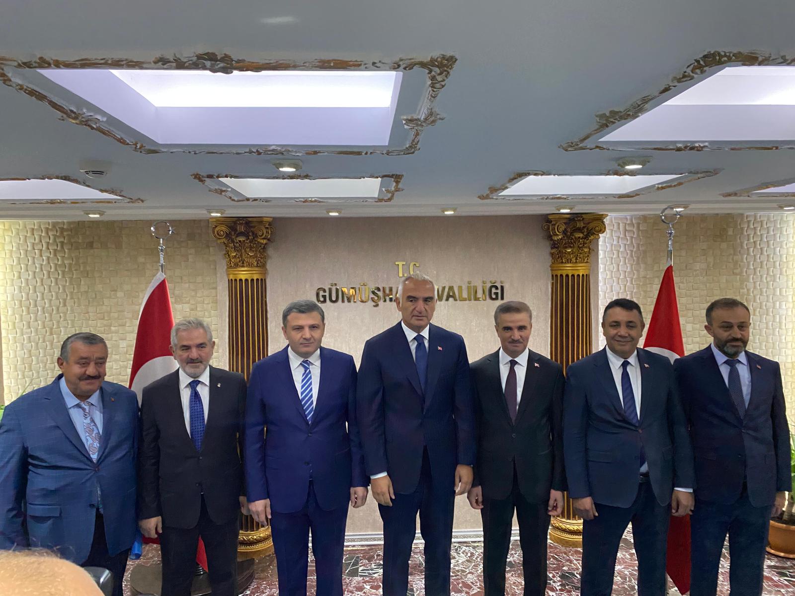 Bakan Mehmet Nuri Ersoy Gümüşhane ziyareti