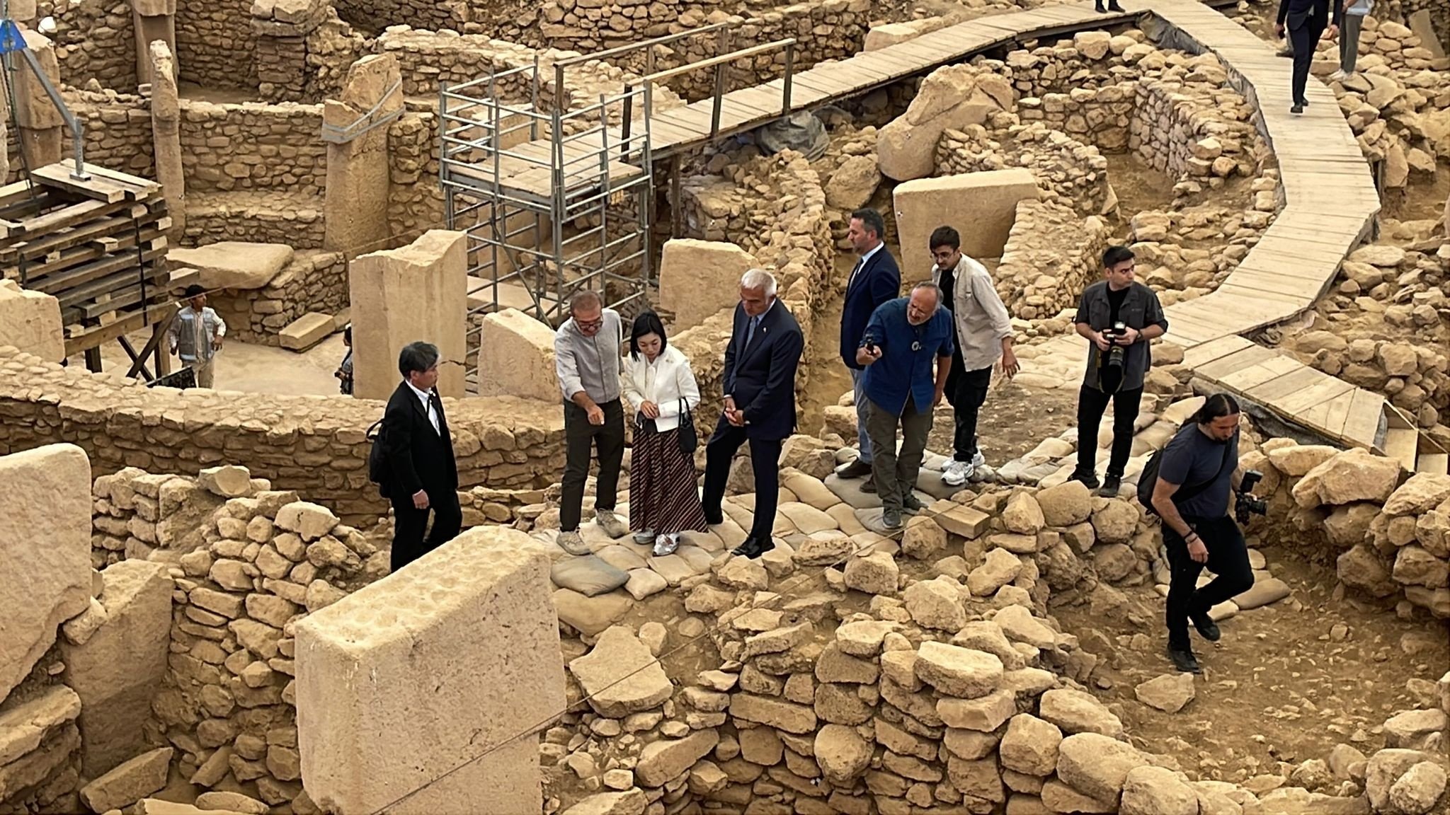 Bakan Mehmet Nuri Ersoy Göbeklitepe ziyareti