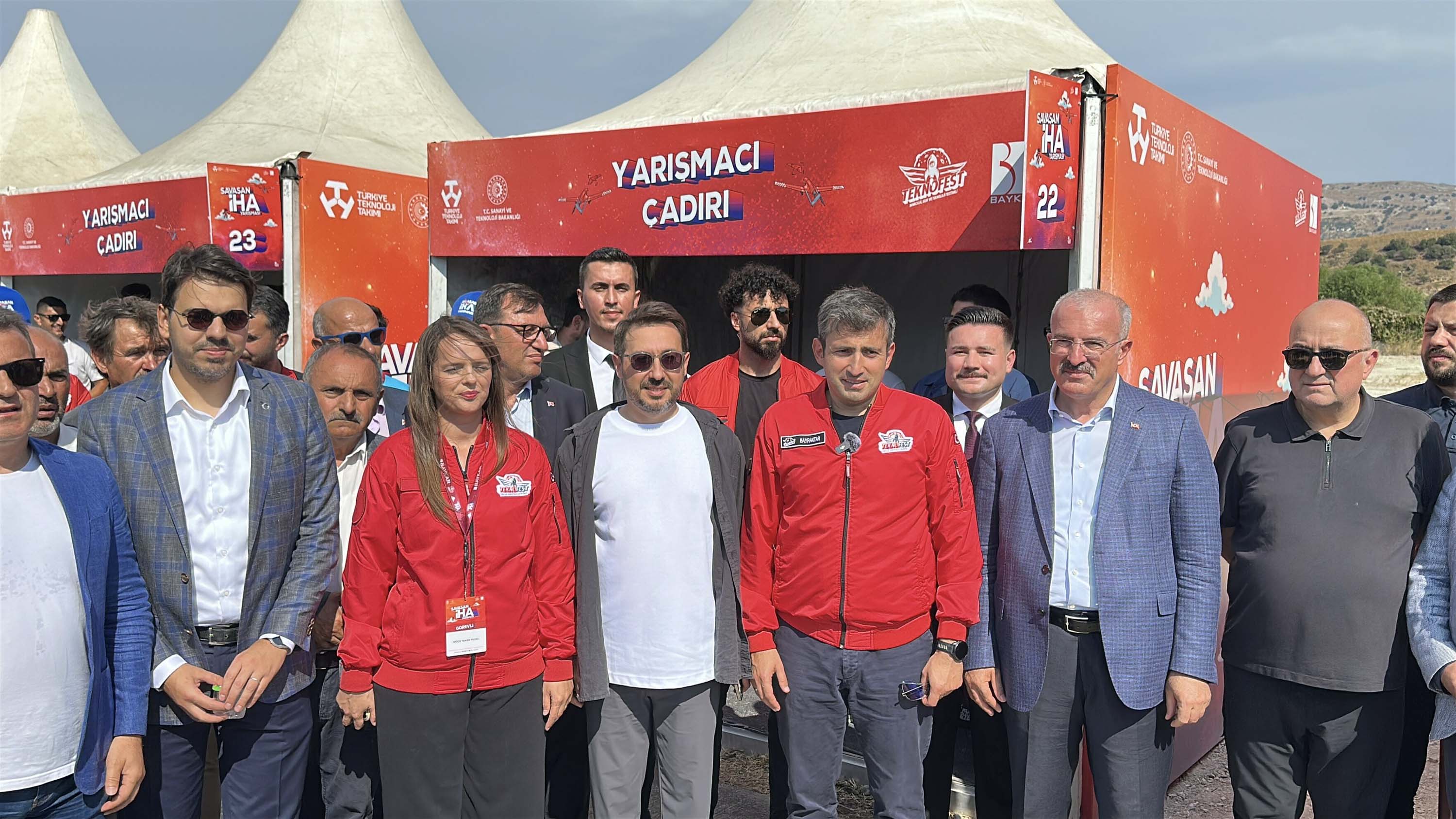 Selçuk Bayraktar yarışmacı ziyareti