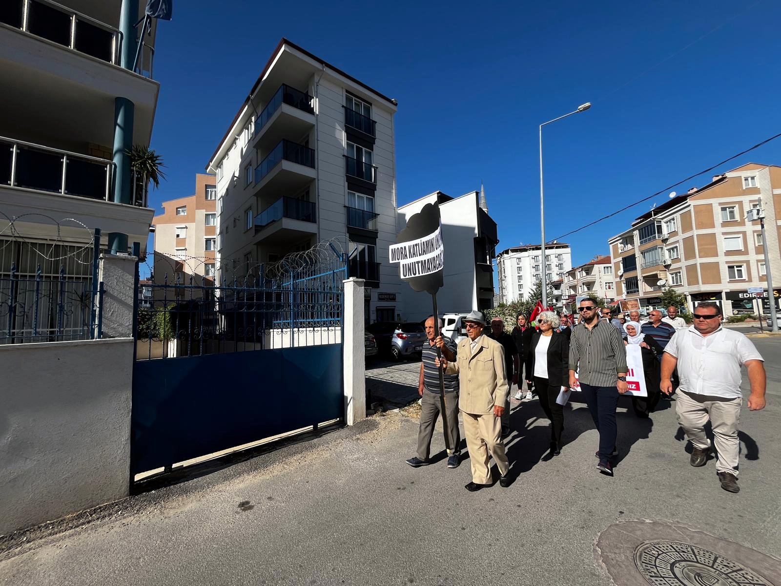 Protesto görüntüleri