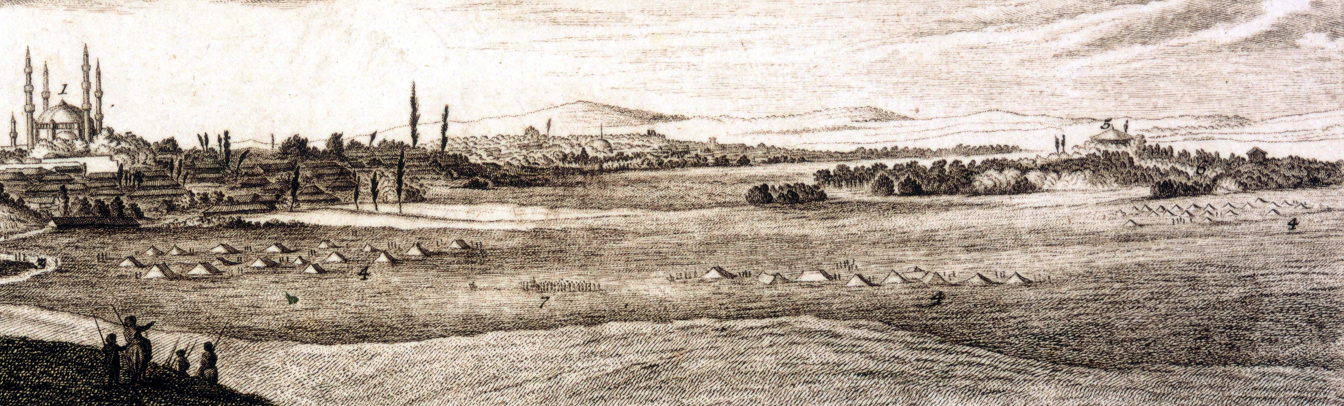 Edirne Sarayı Gravürü