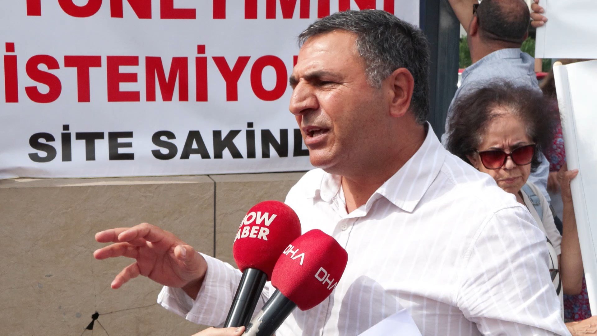 Küçükçekmece site protestosu
