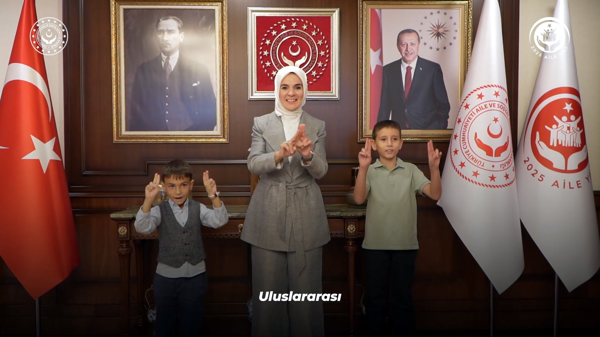 Bakan Göktaş işaret dili mesajı