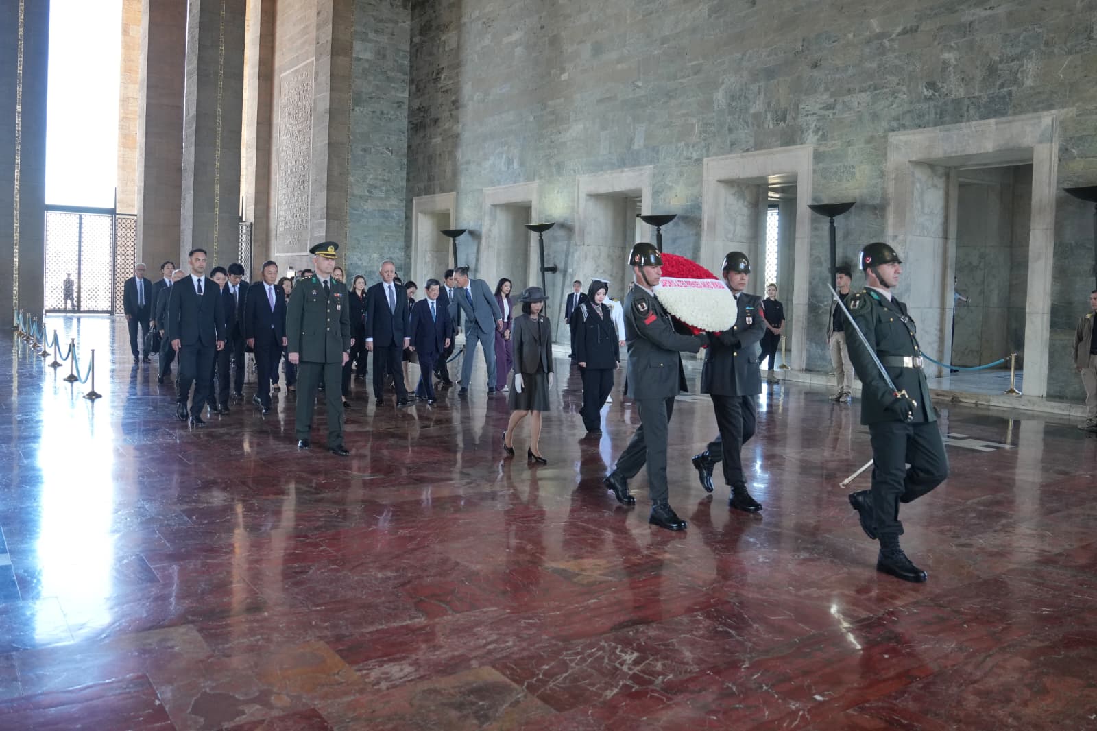 Anıtkabir çelenk töreni