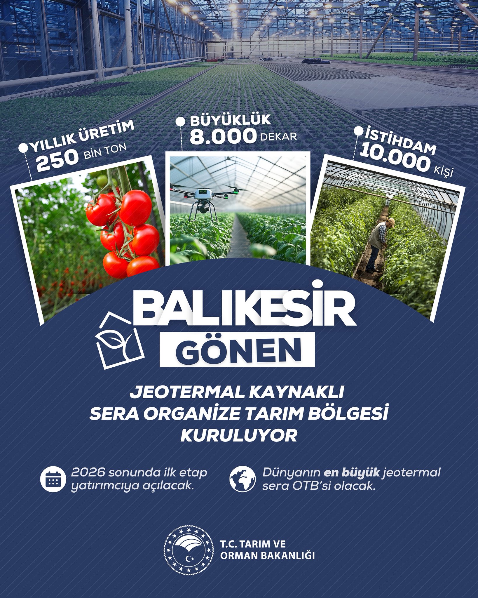 Tarım ve Orman Bakanlığı Sera Organize Tarım Bölgesi