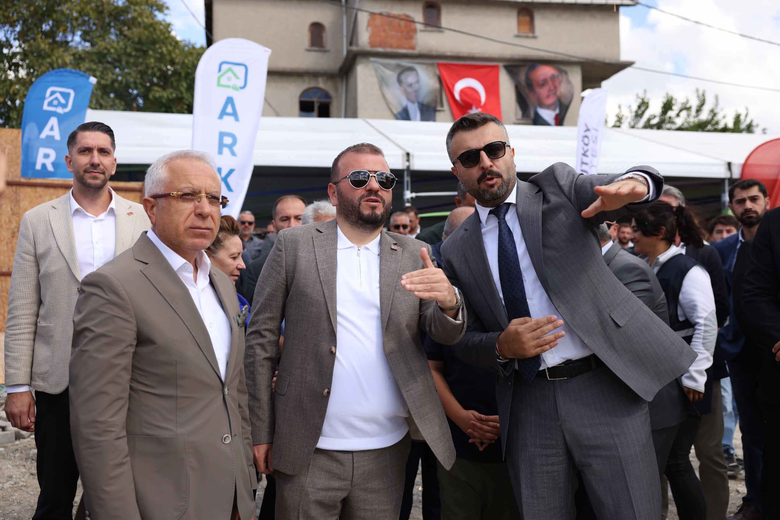 İmrahor Kentsel Yenileme Projesi temel atma töreni genel görünüm