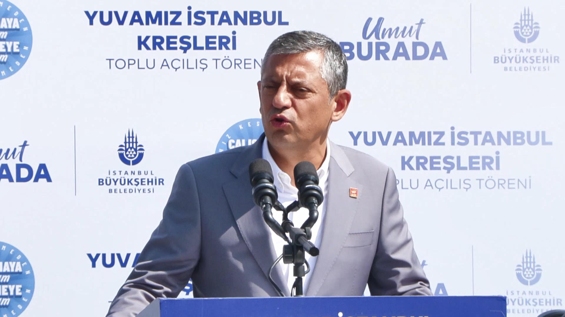 Özgür Özel Kreş Açılışında Konuşuyor