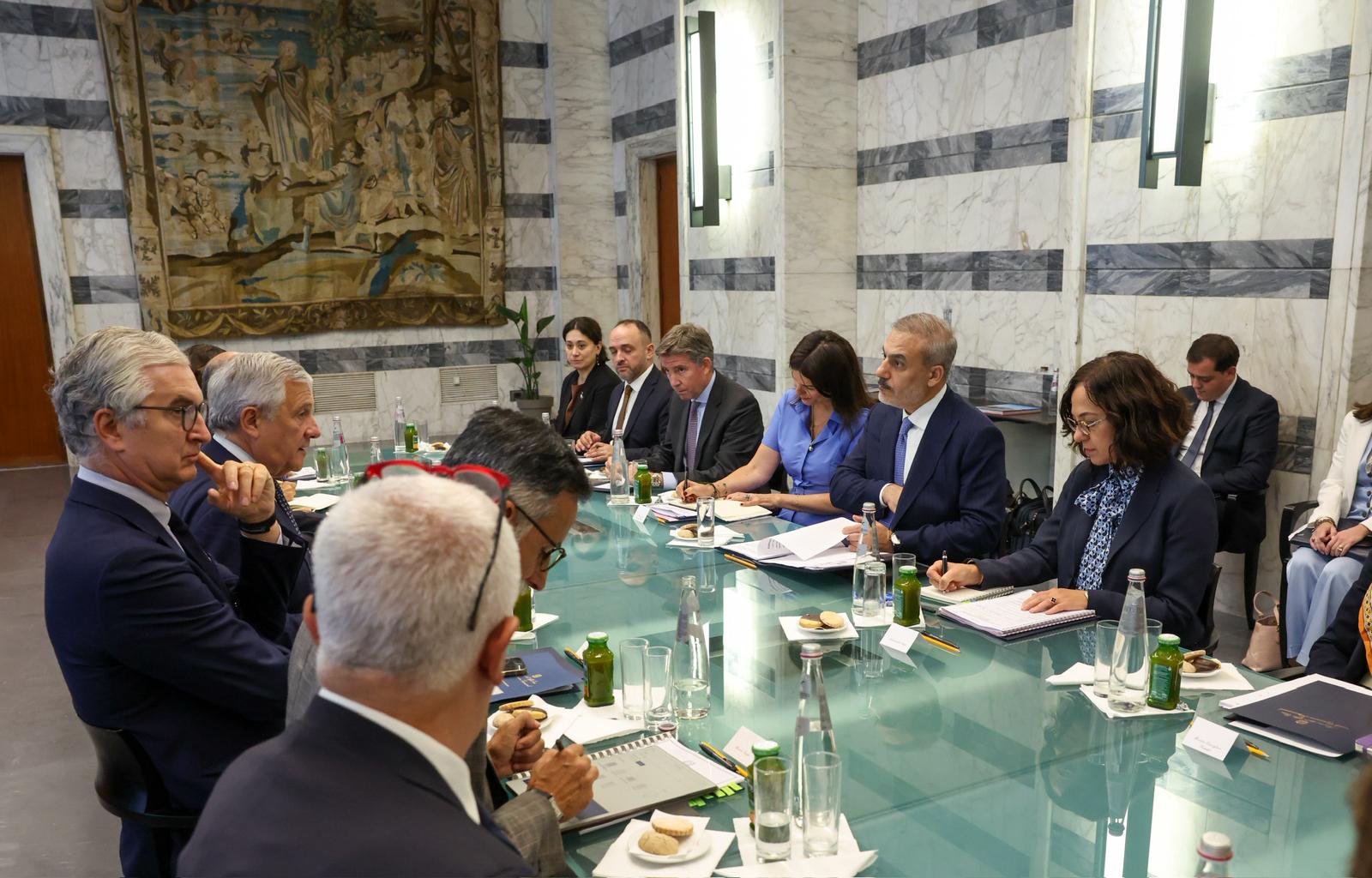 Hakan Fidan Roma ziyareti