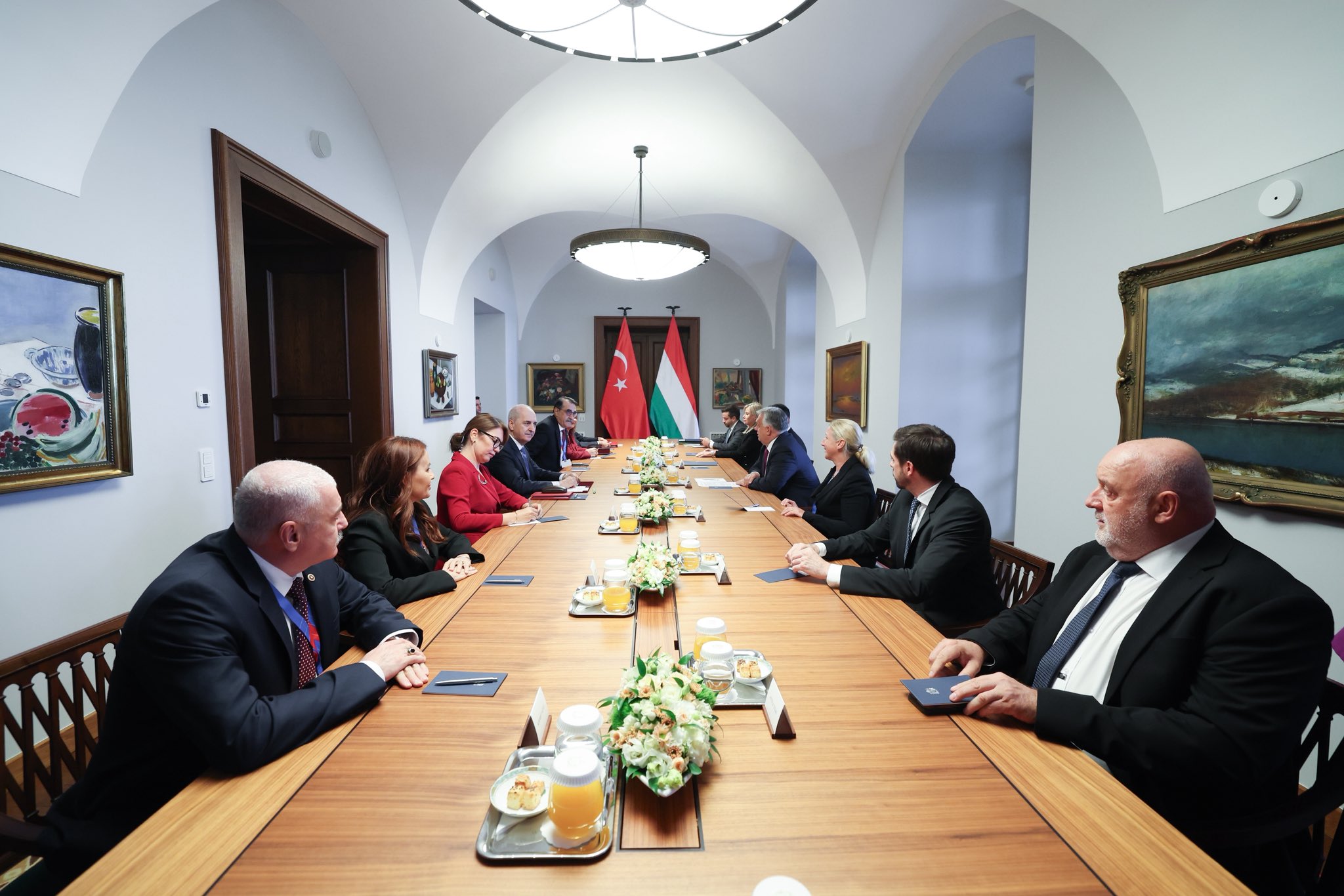 TBMM Başkanı Kurtulmuş Macaristan ziyareti