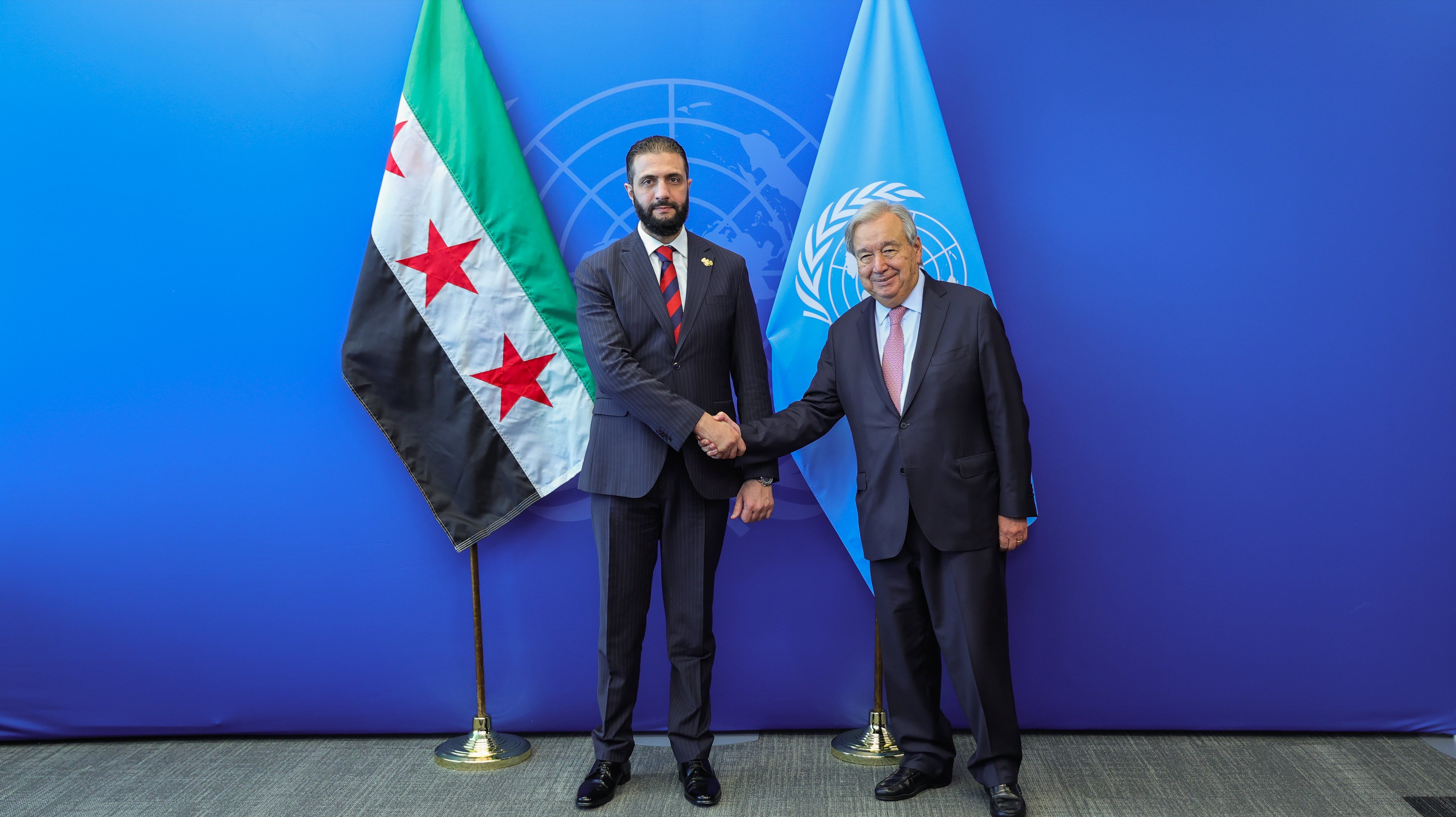 BM Genel Sekreteri Guterres Suriye Cumhurbaşkanı Şara