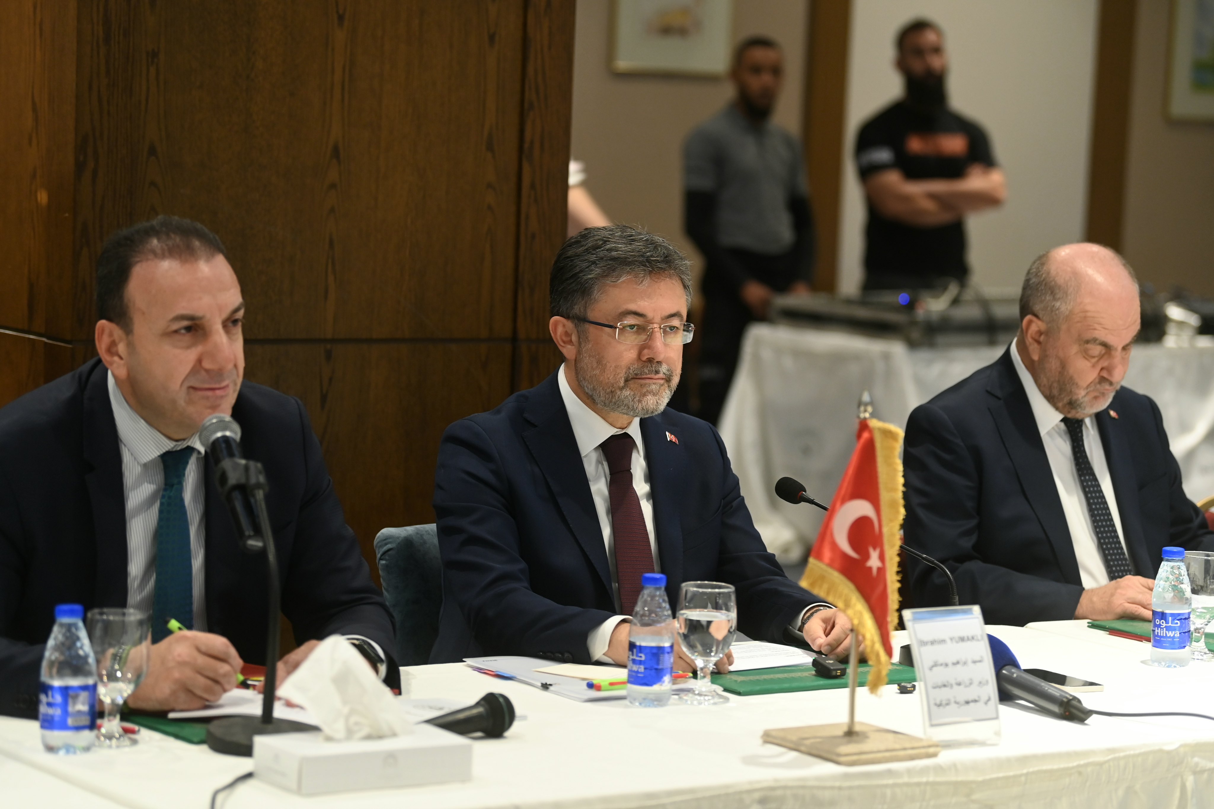 Tarım Bakanı İbrahim Yumaklı Suriye Tarım Bakanı Amjad Badr