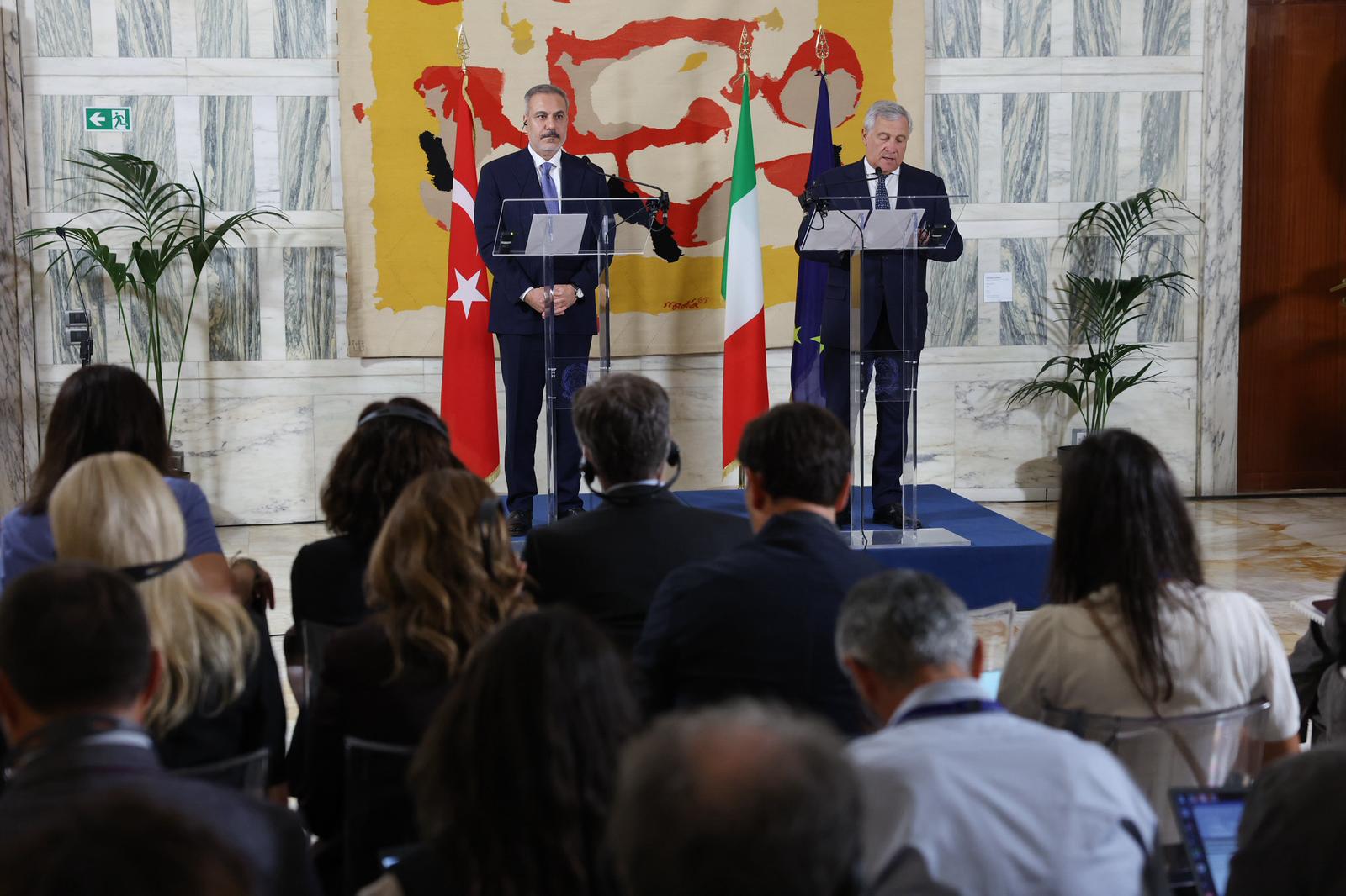 Hakan Fidan İtalya Görüşmesi