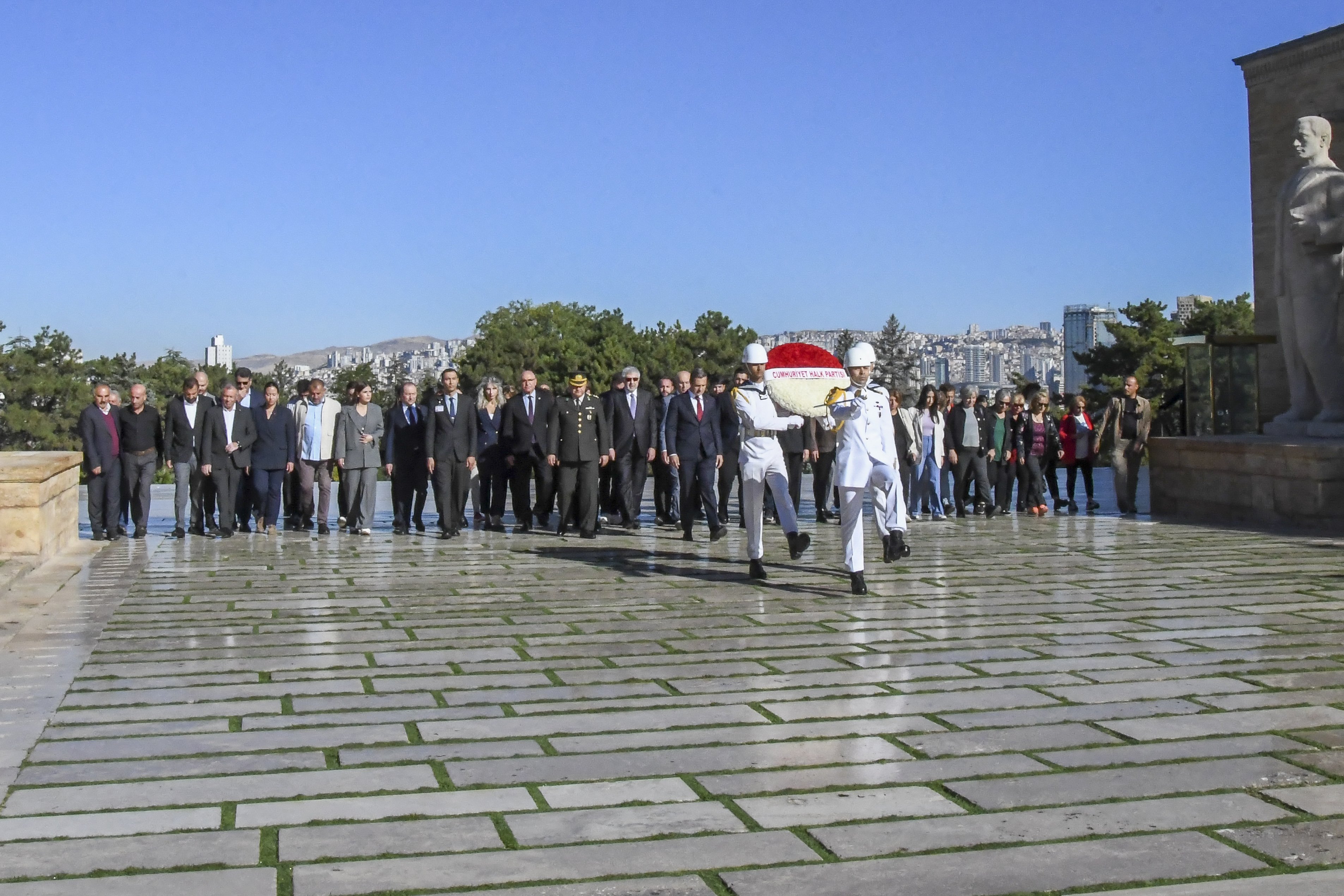 CHP Heyeti Misak-ı Milli Kulesi