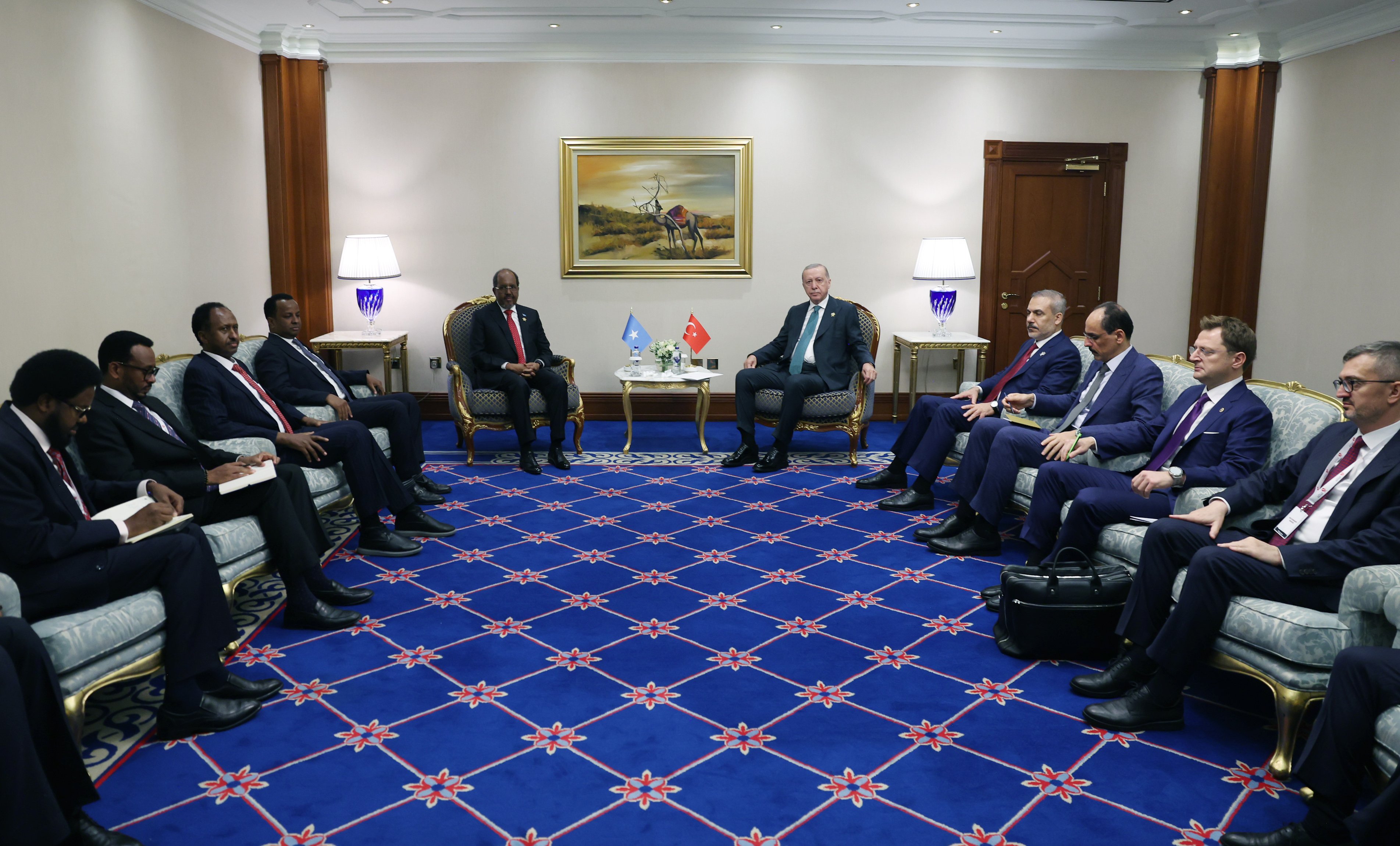 Erdoğan Mahmud diplomatik görüşme