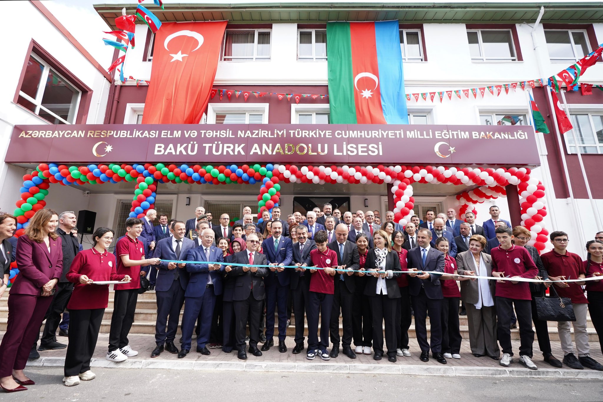 Bakü Türk Anadolu Lisesi açılış töreni