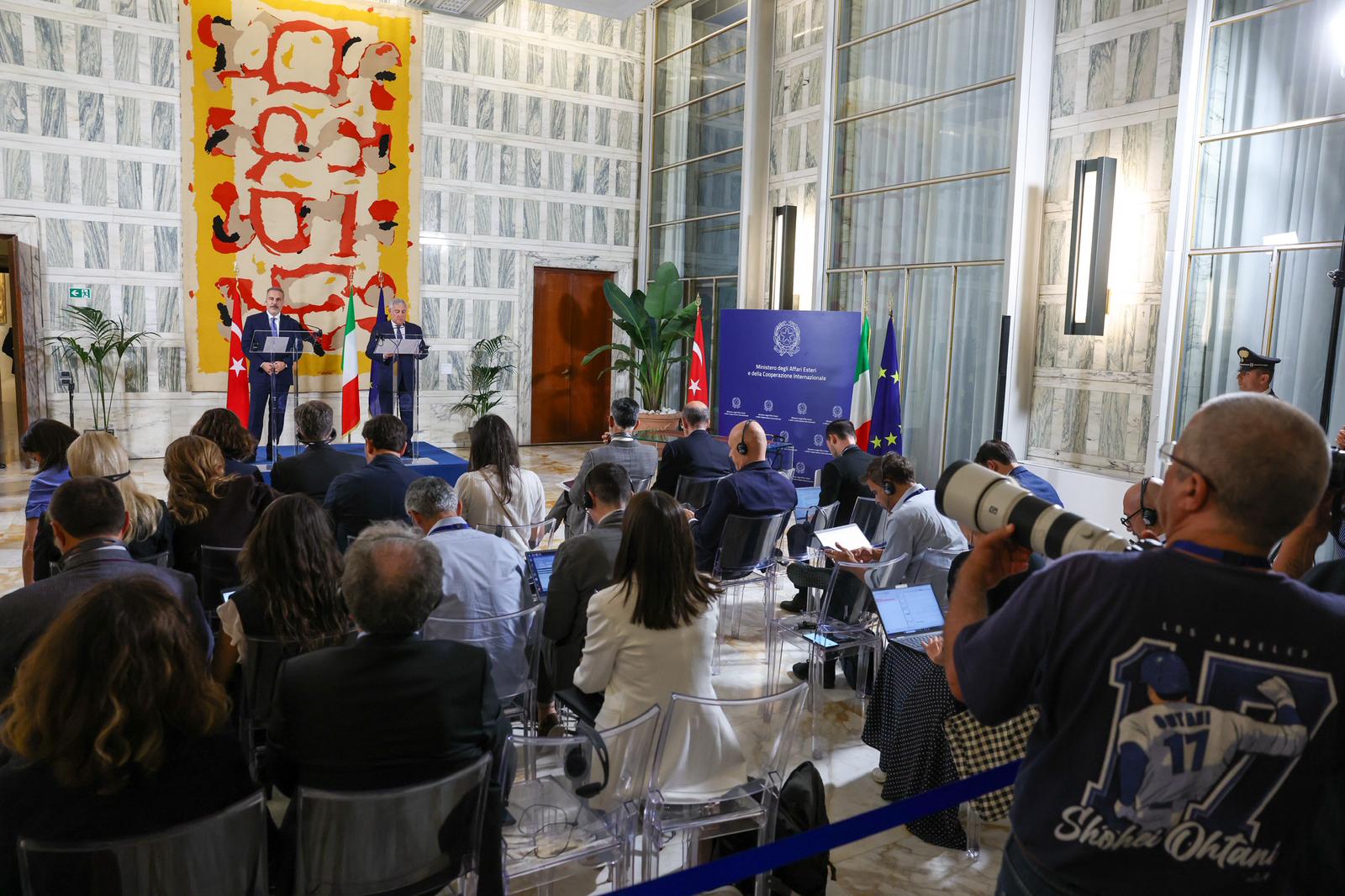 Hakan Fidan Antonio Tajani