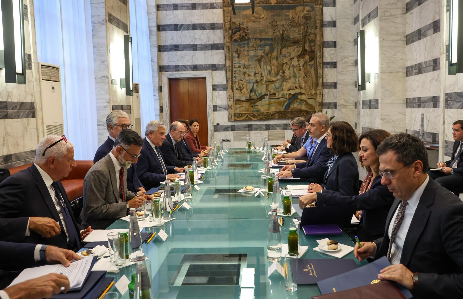 Hakan Fidan Antonio Tajani görüşmesi