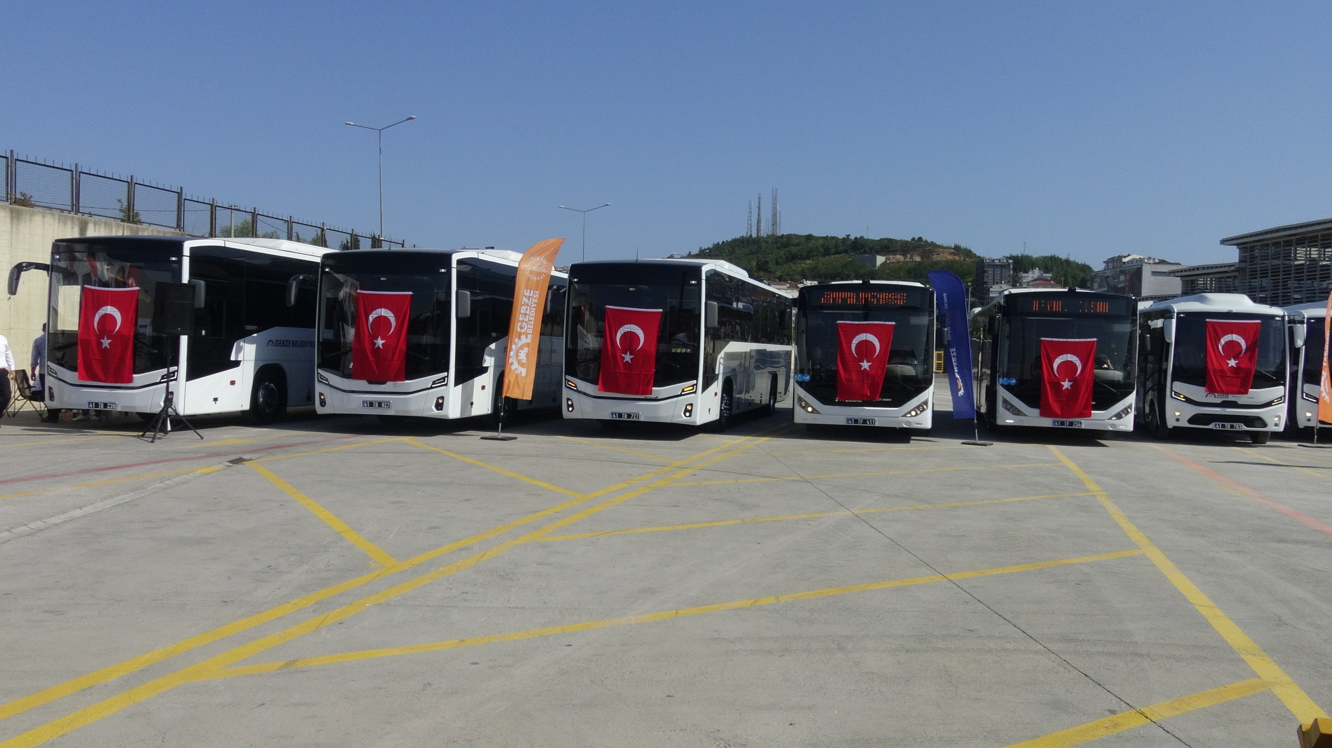 Gebze Belediyesi iş makineleri