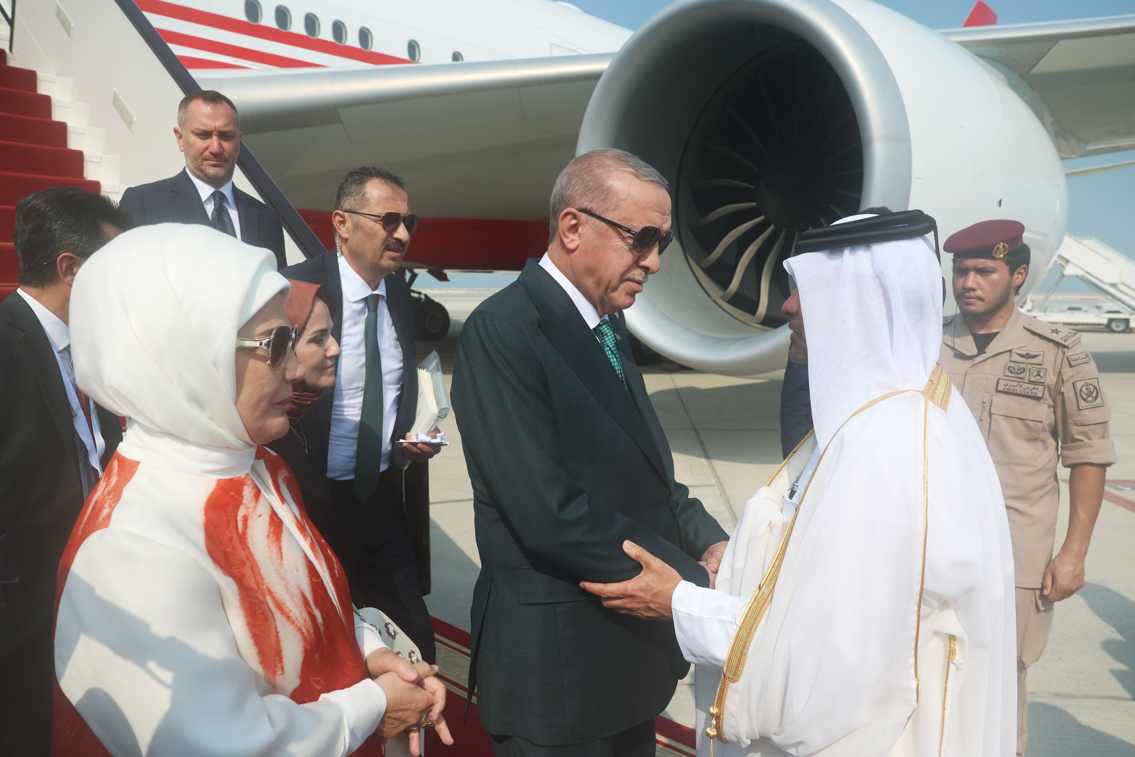 Cumhurbaşkanı Erdoğan Katar ziyareti