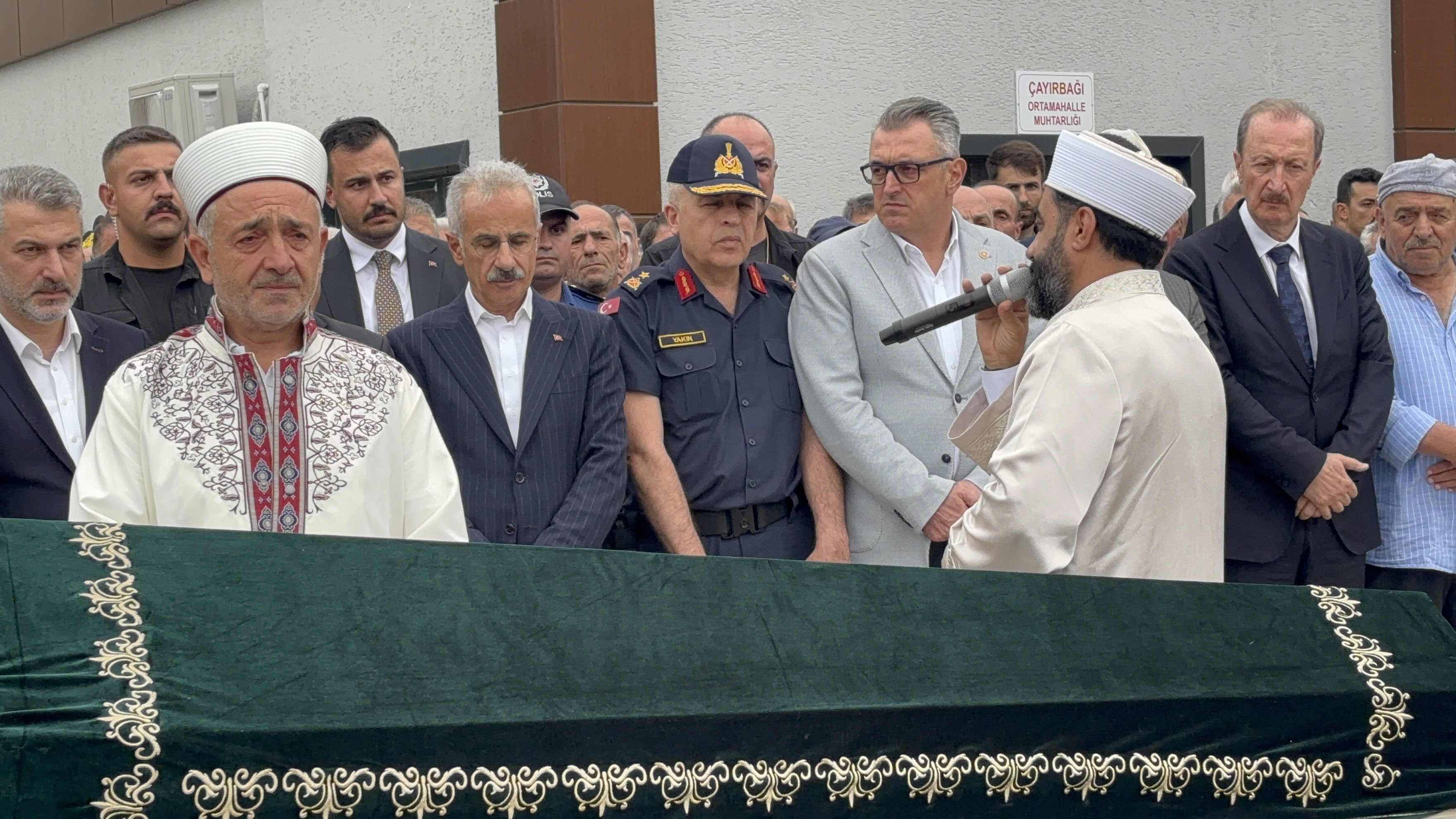 Bakan Abdulkadir Uraloğlu cenaze töreni