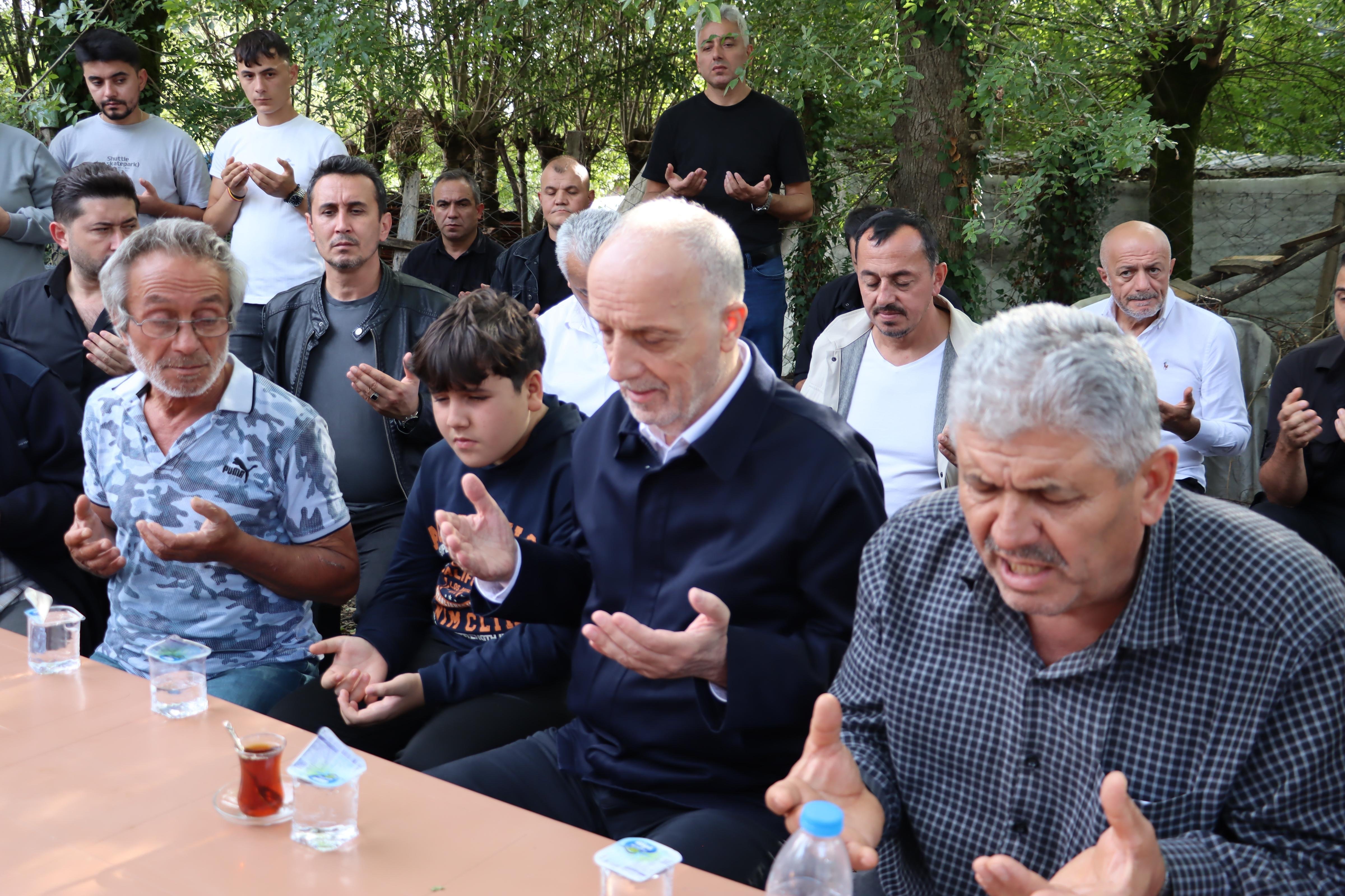 Maden faciası taziye ziyareti