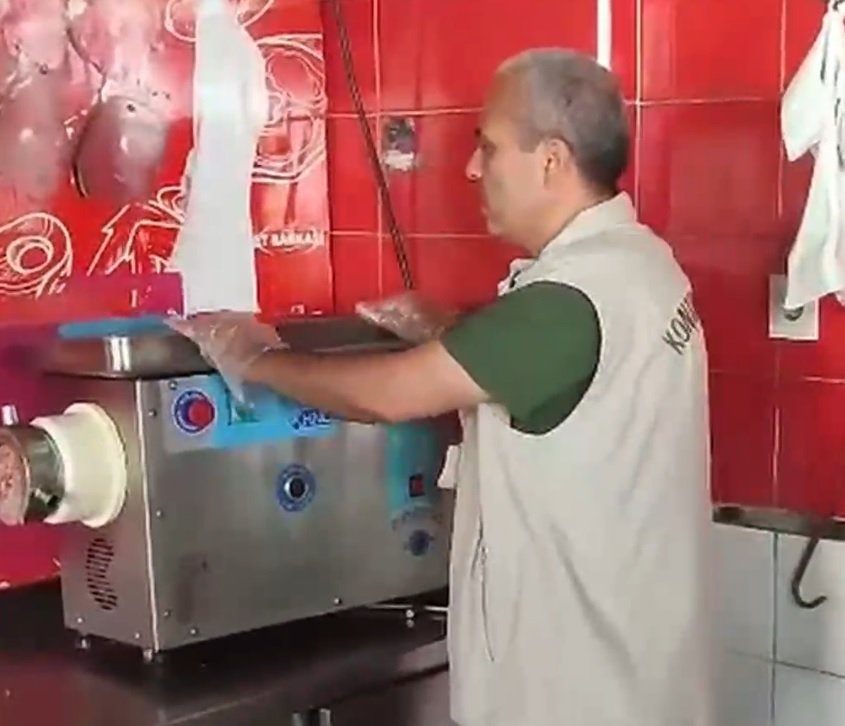 Gıda denetimi esnasında ele geçirilen ürünler