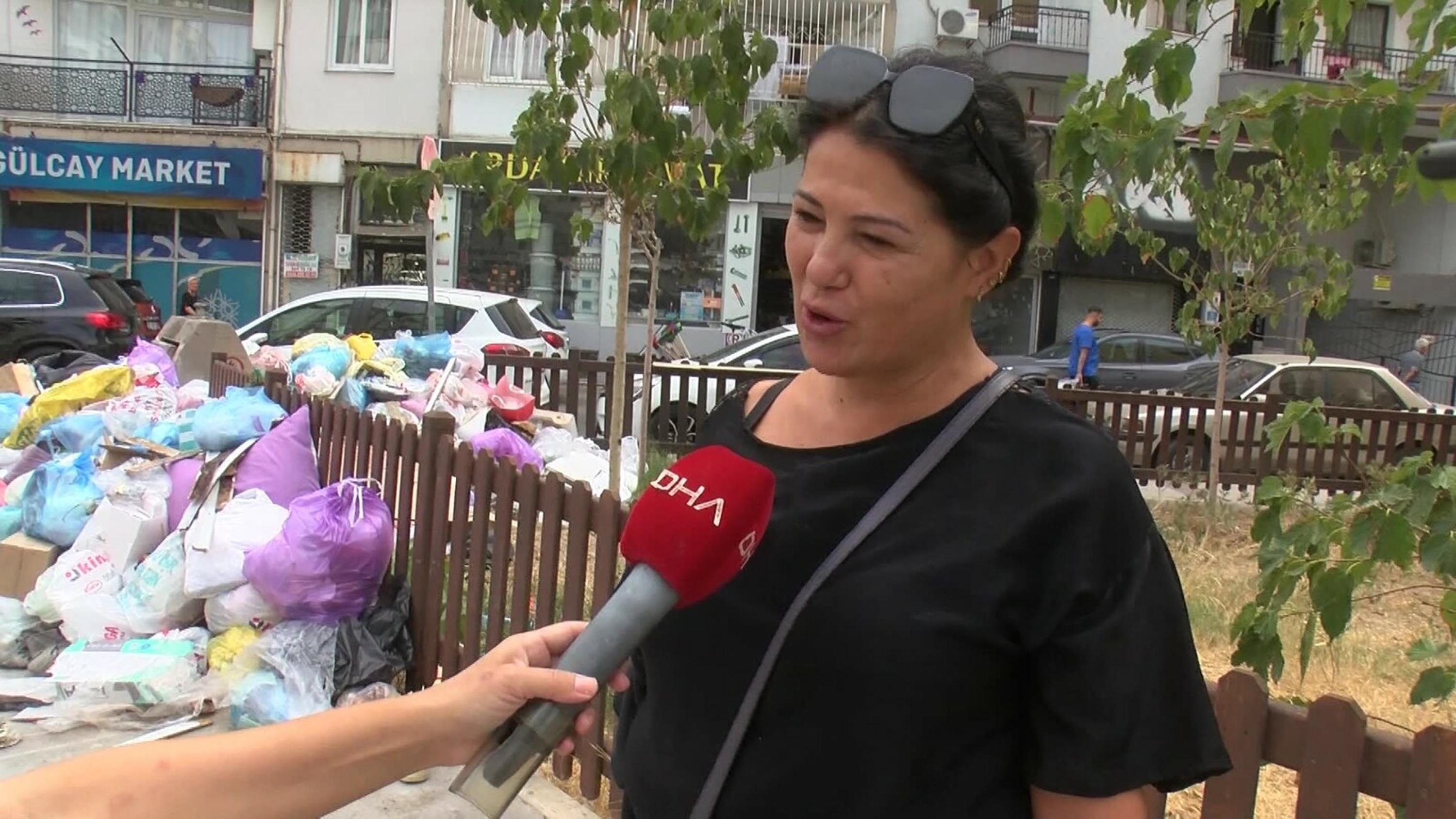 Karşıyaka ara sokak çöpleri