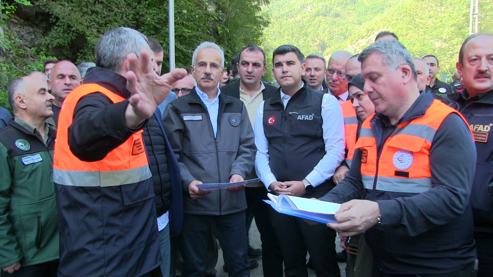 Borçka sel sonrası çalışmalar