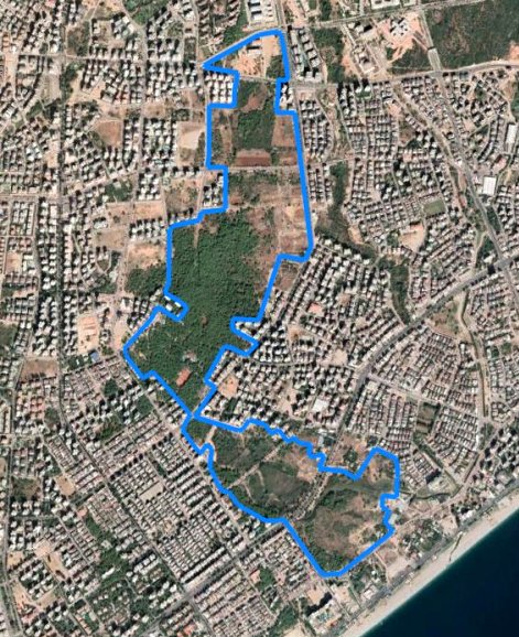 Konyaaltı Arapsuyu Davası Haritası