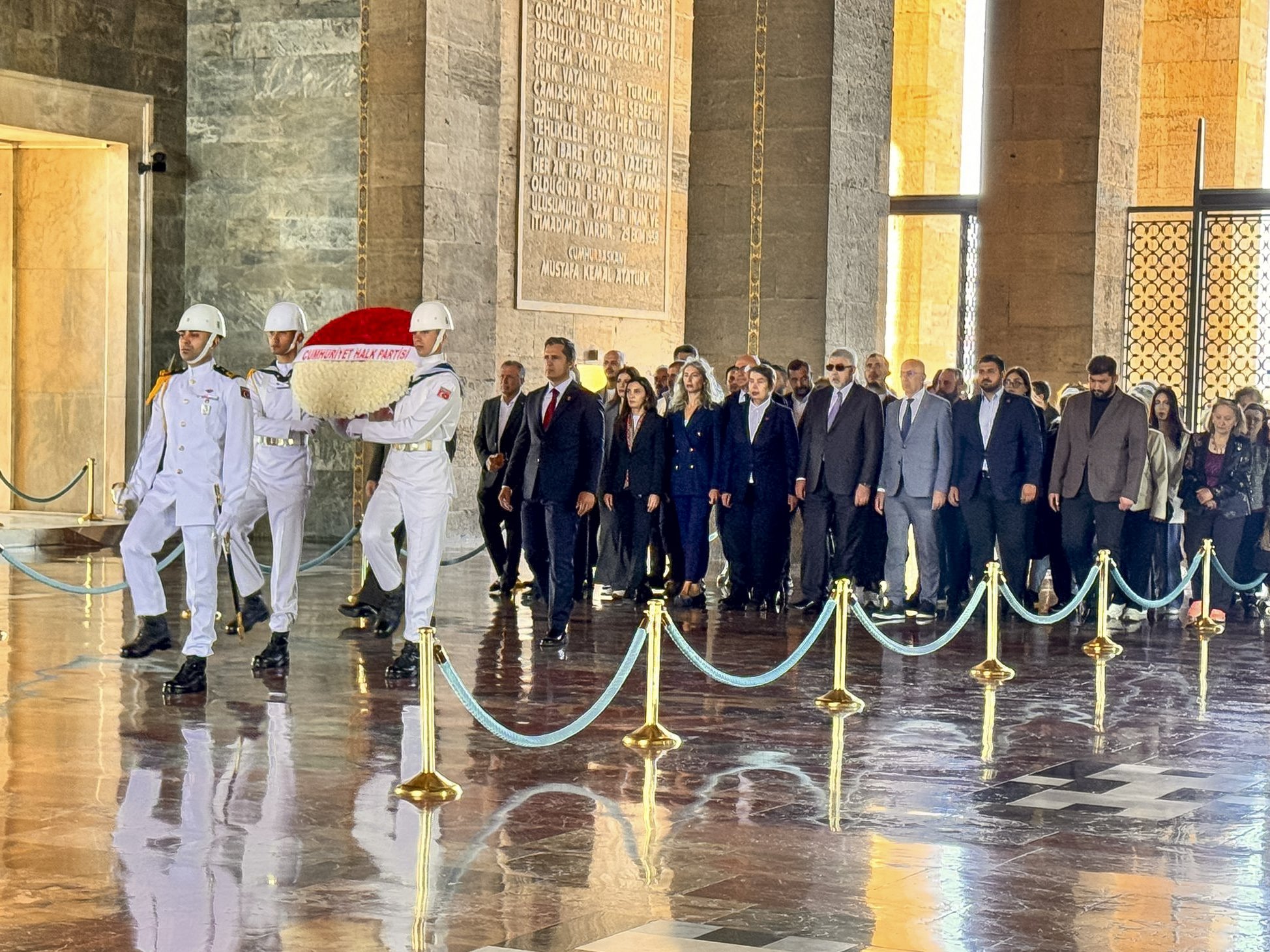 CHP Heyeti Anıtkabir