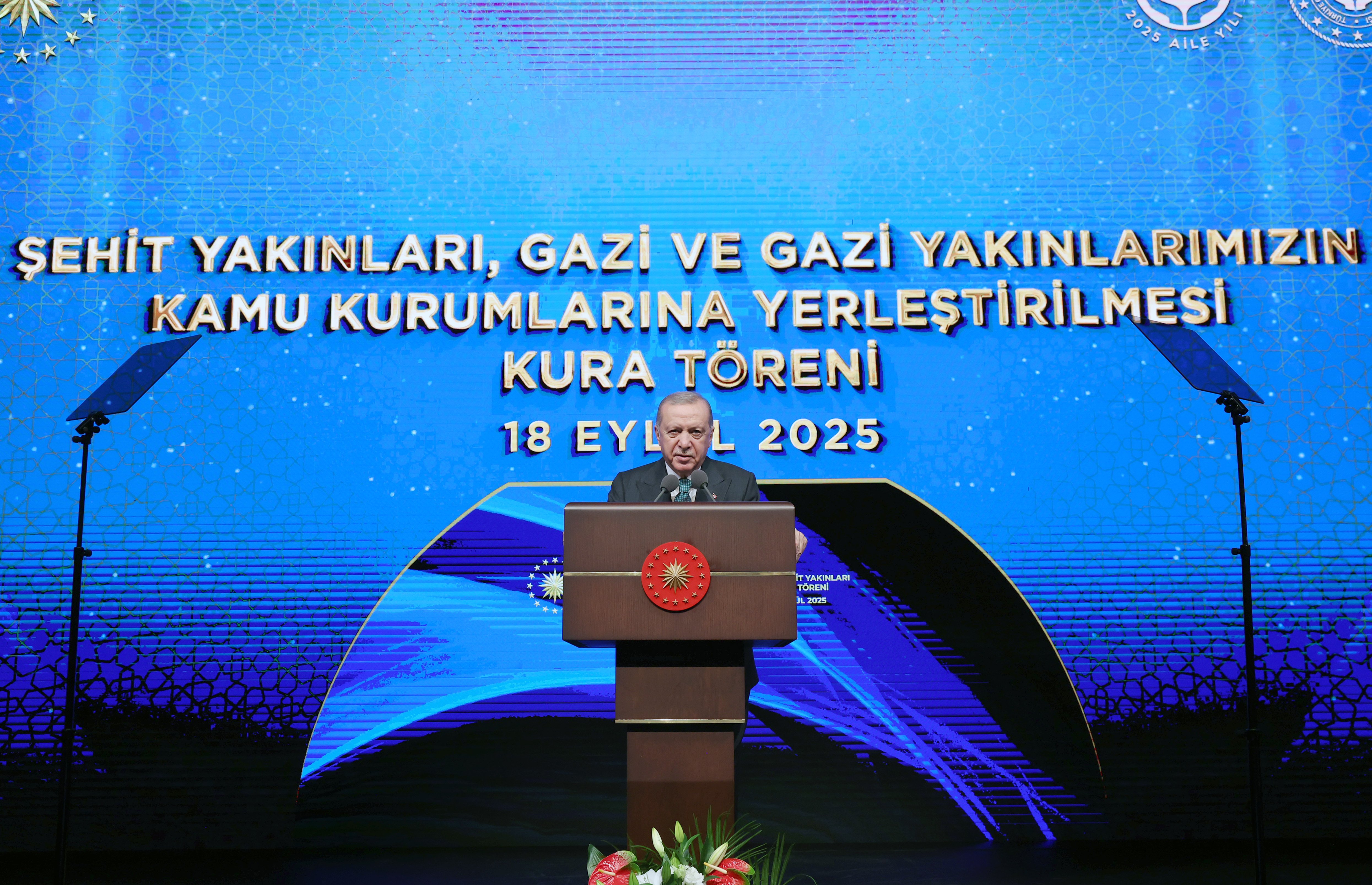 Cumhurbaşkanı Erdoğan Şehit Aileleri