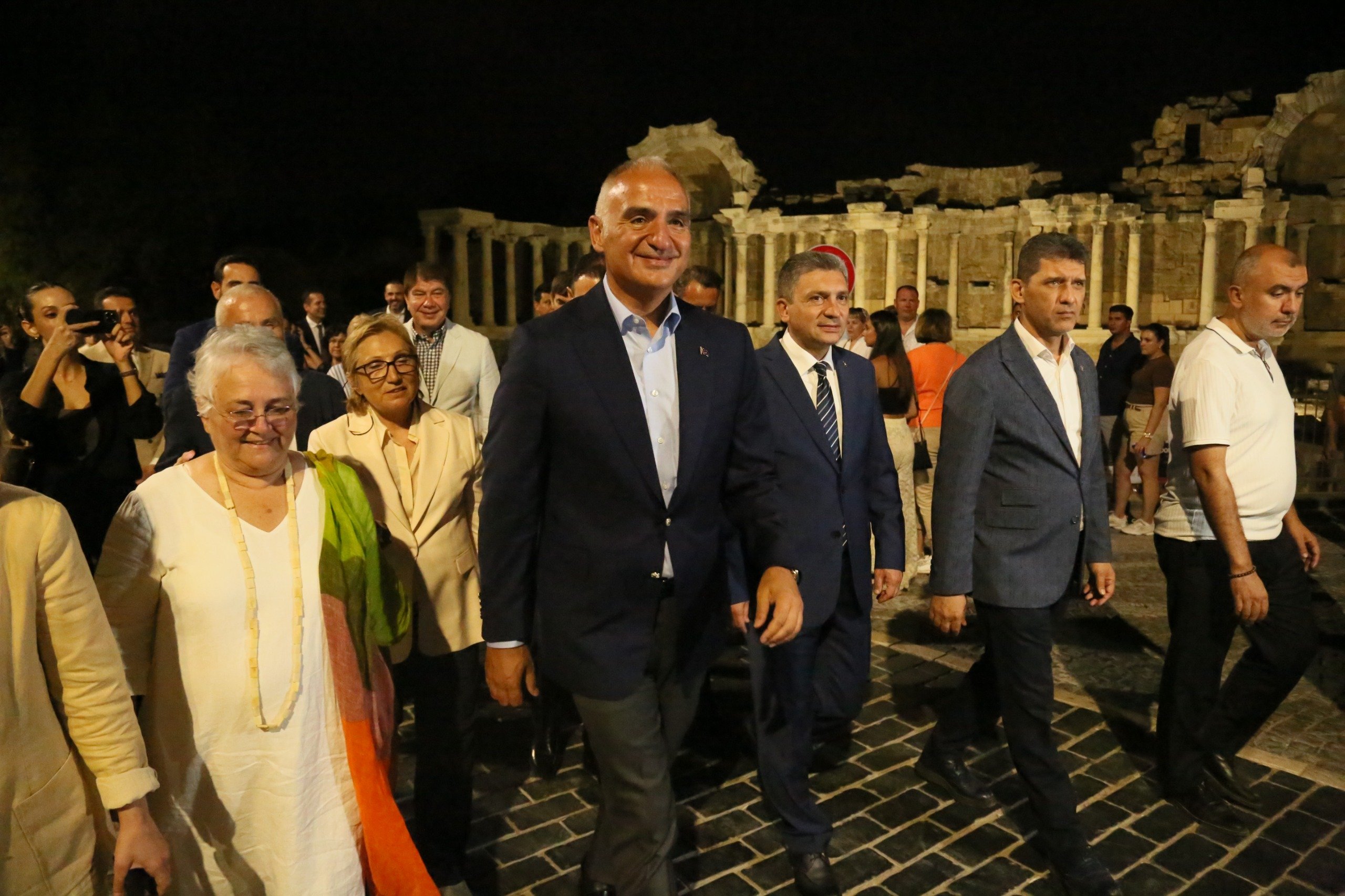 Side Antik Kenti gece ışıklandırması