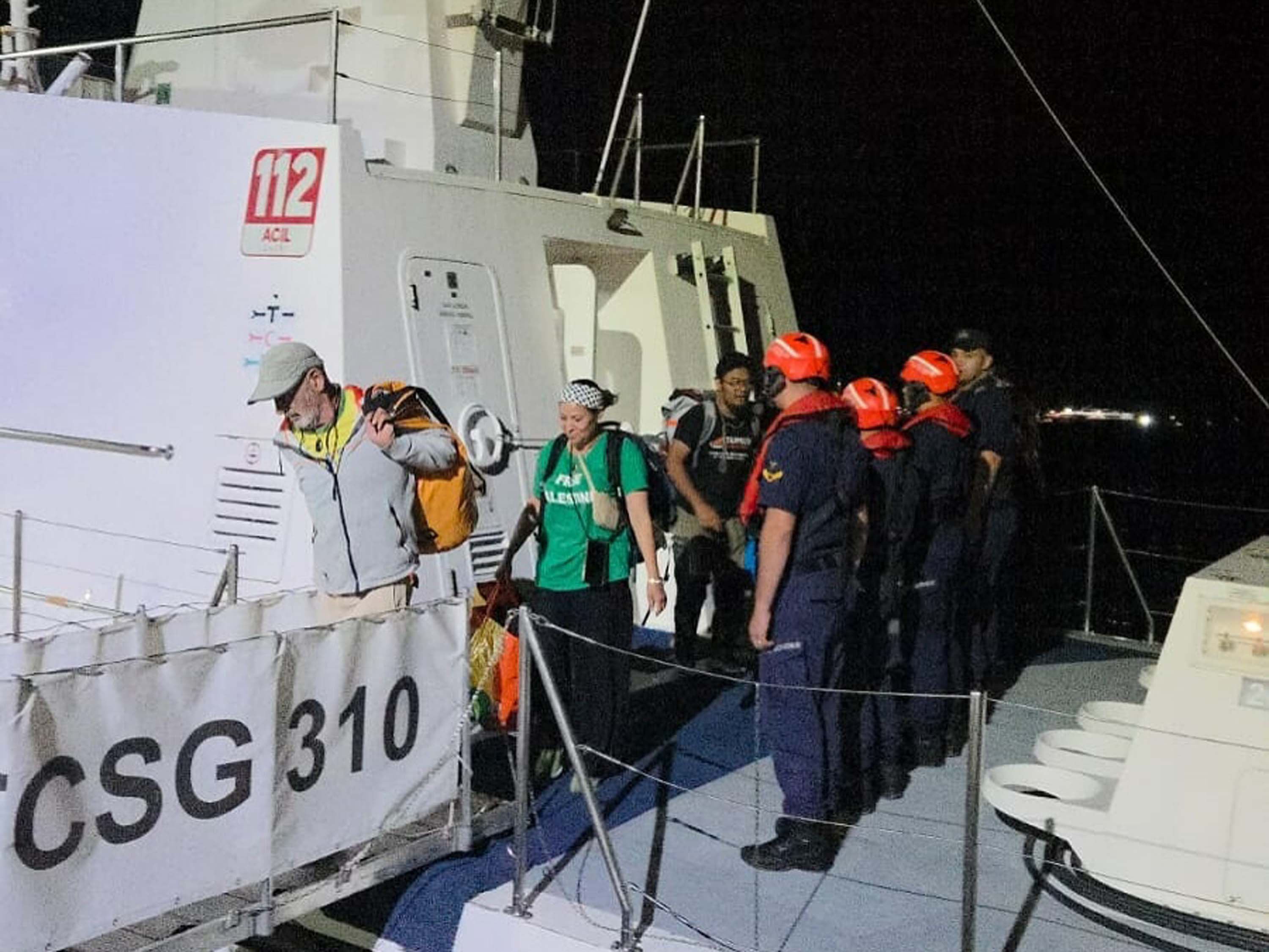 Sumud Filosu aktivistleri Marmaris