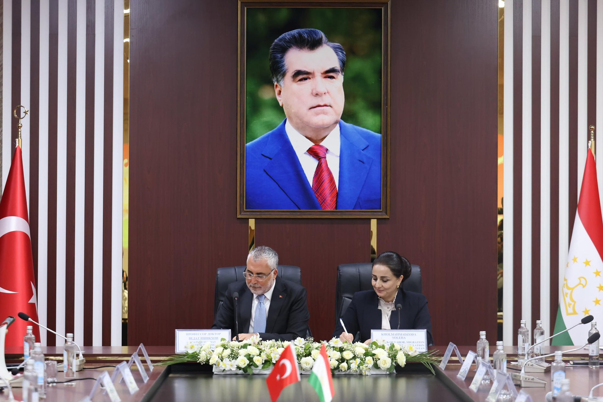 Bakan Vedat Işıkhan Tacikistan ziyareti