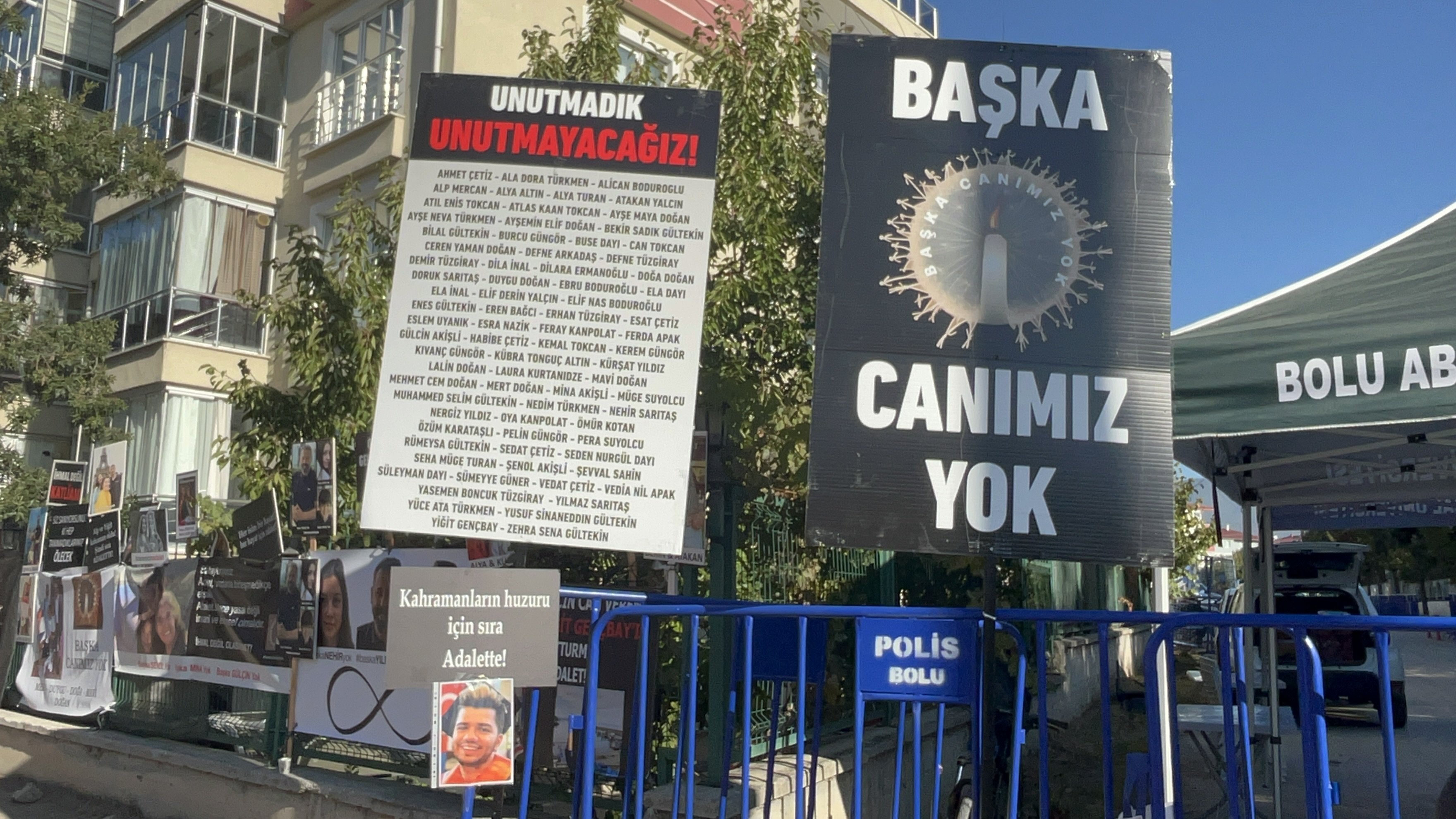 Grand Kartal Otel yangını davası duruşma salonu