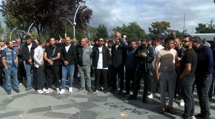 Peyzaj işçileri protesto