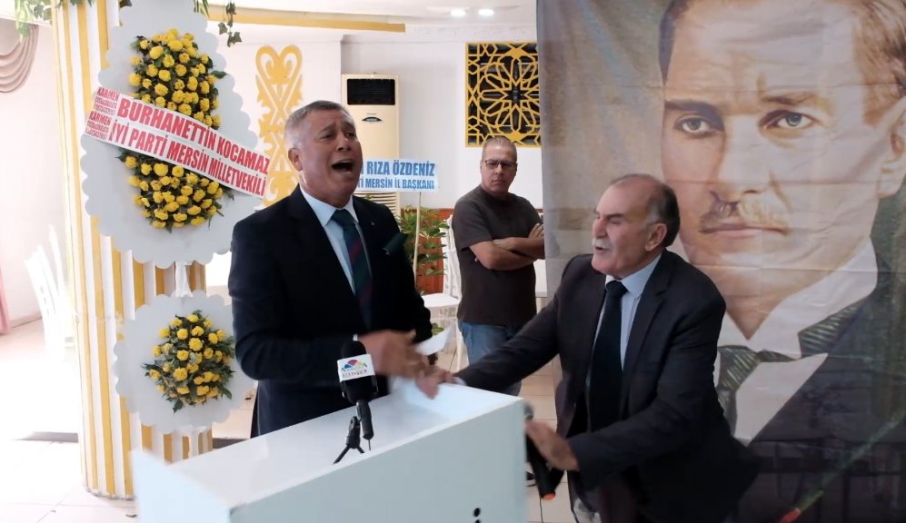İYİ Parti Tarsus Kongresi Arbede
