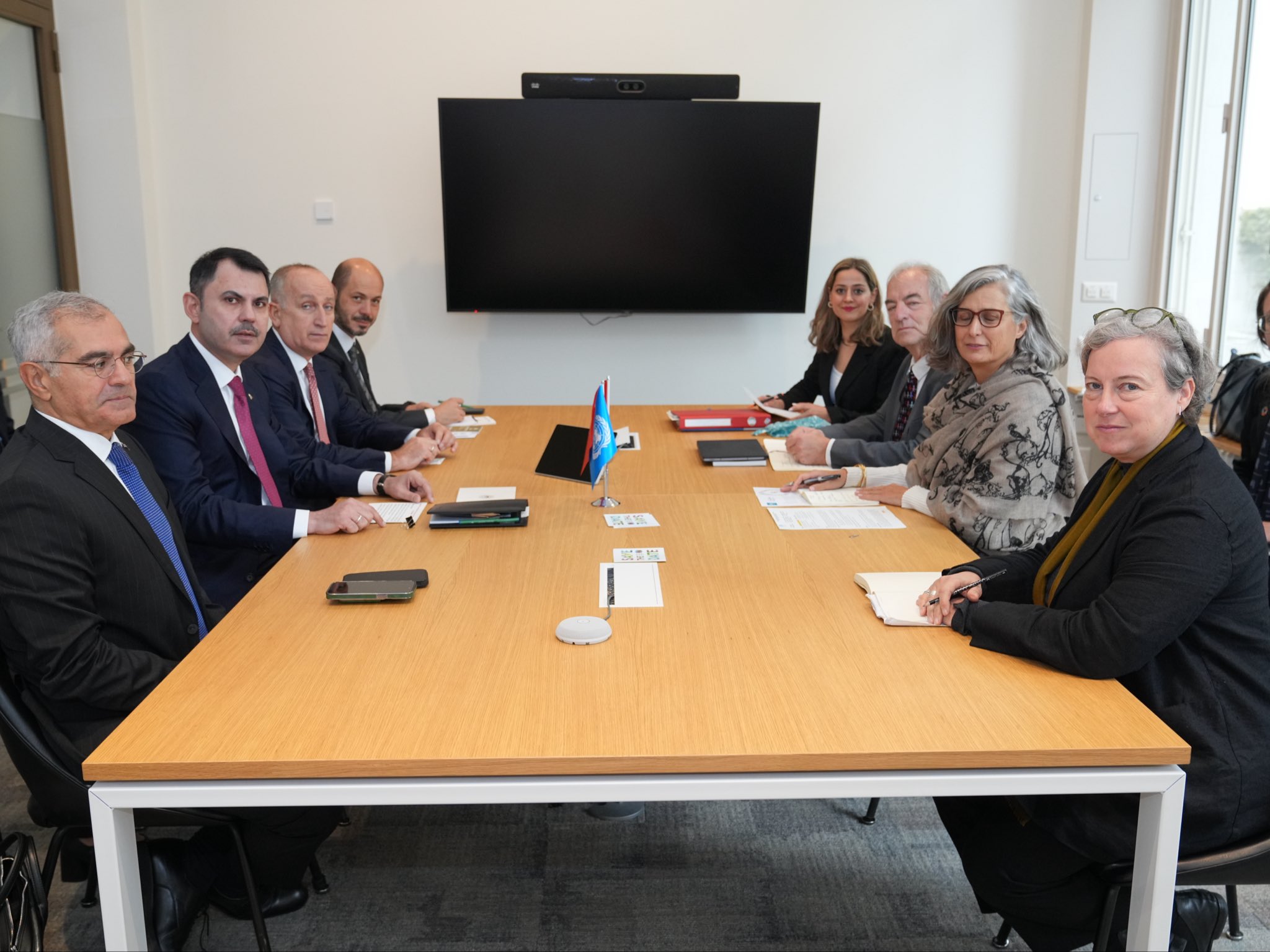 Bakan Kurum BM Habitat görüşmesi