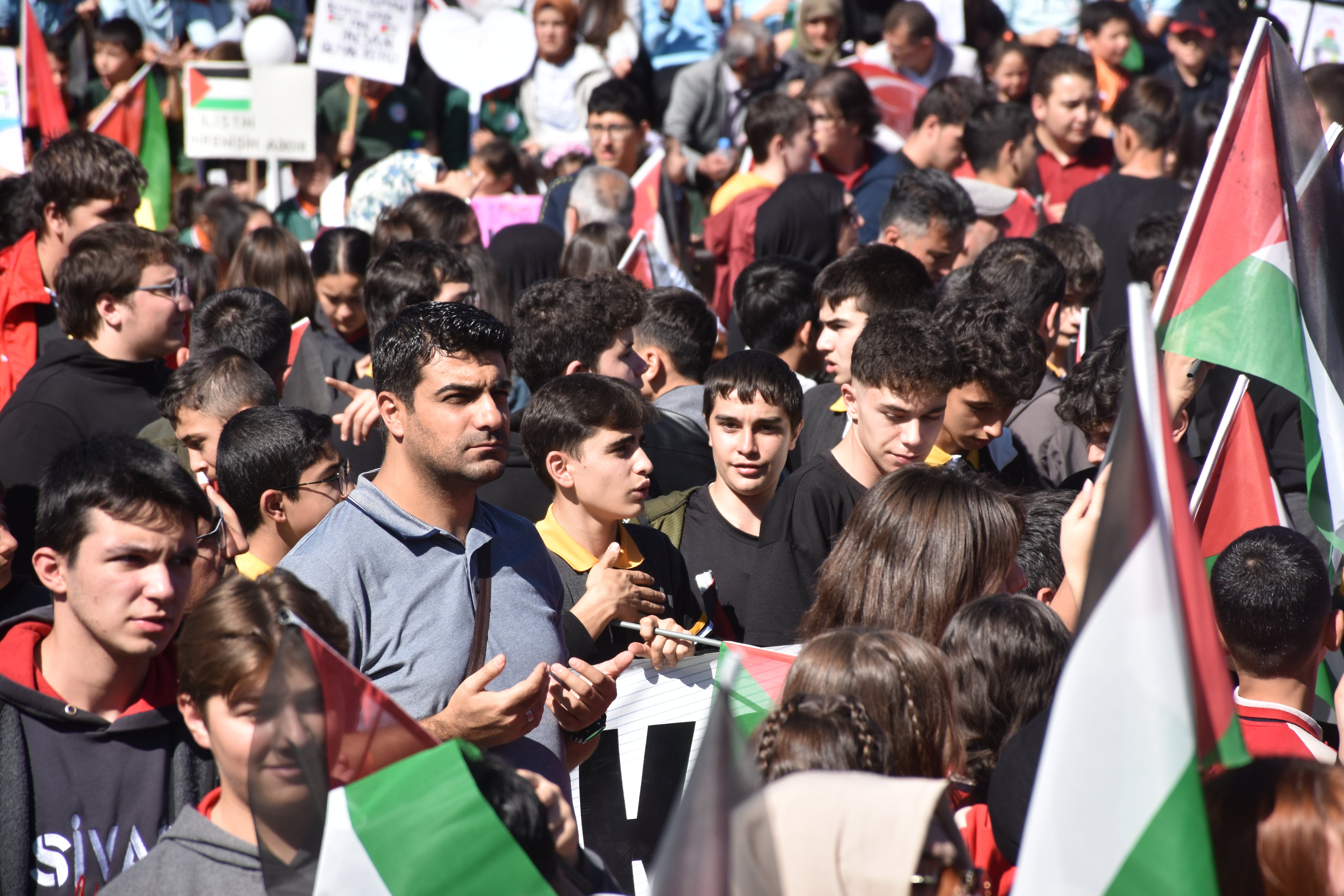 Filistin yürüyüşü Sivas