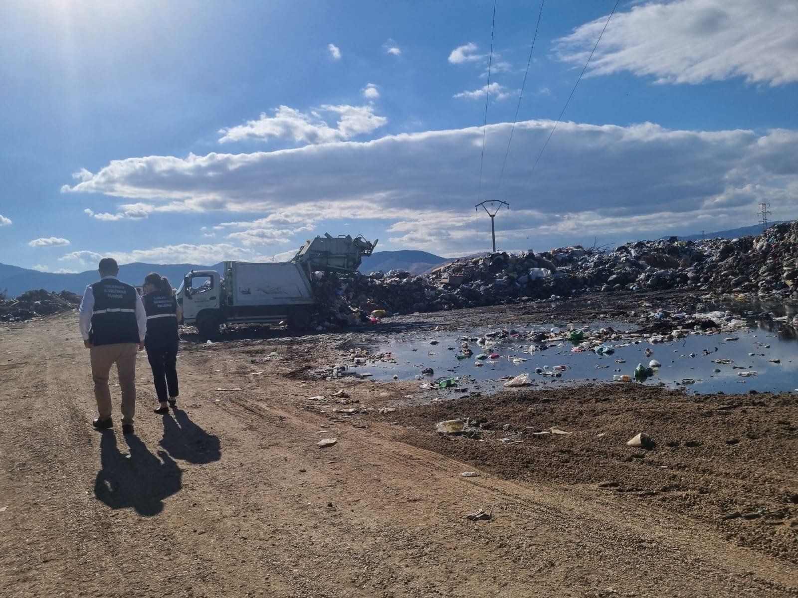 Çine Belediyesi atık döküm alanı