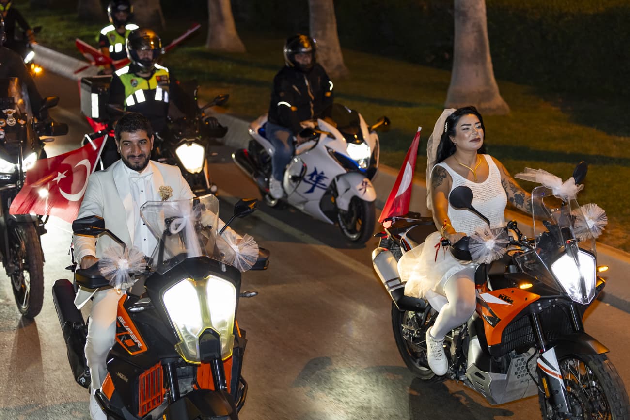 Mersin Cumhuriyet Bayramı Motosiklet Korteji