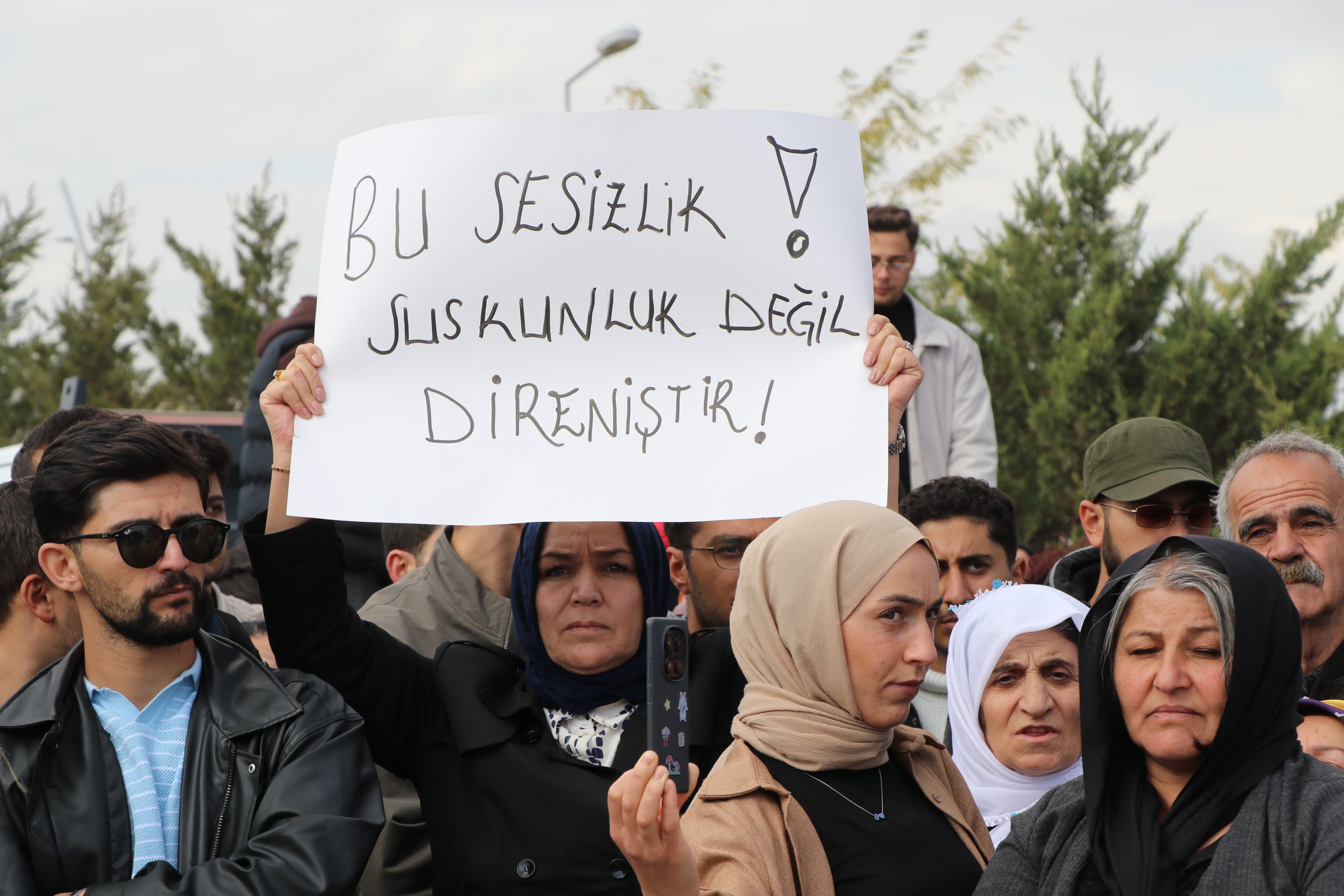 Protesto görüntüleri