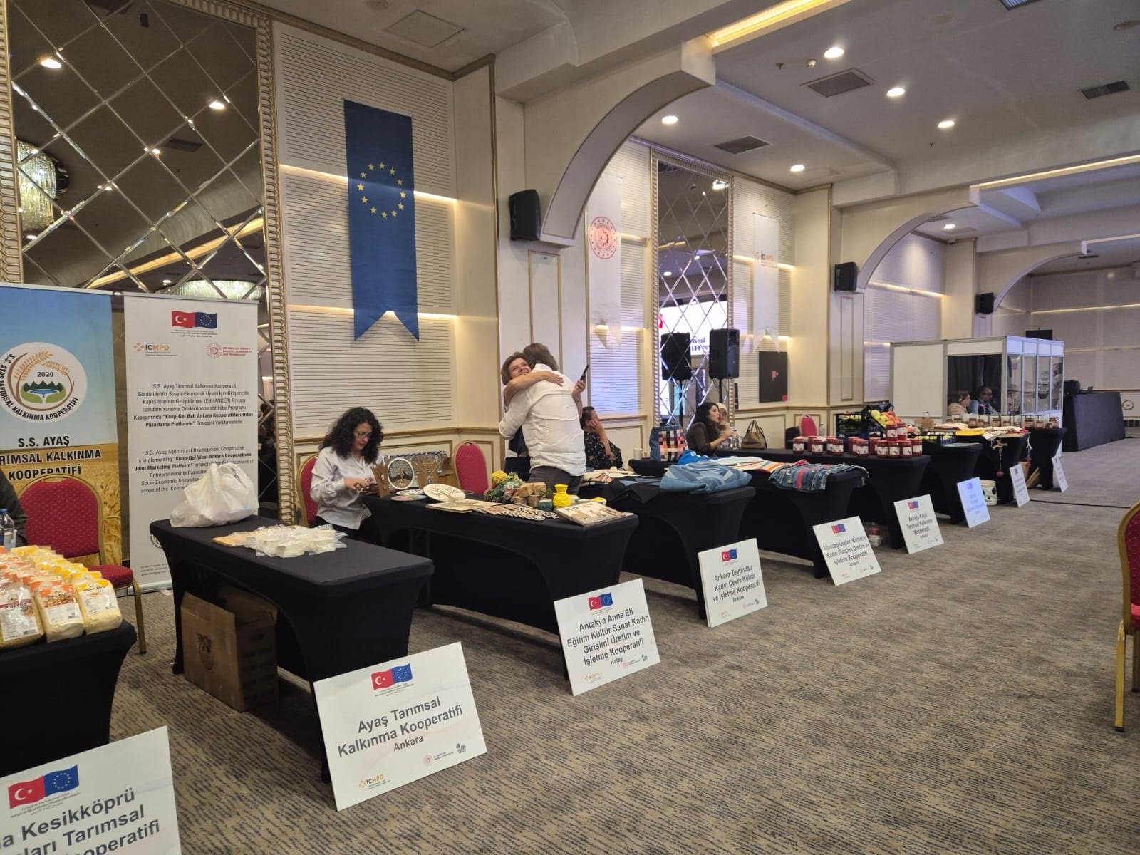 Kooperatifte çalışan kadınlar