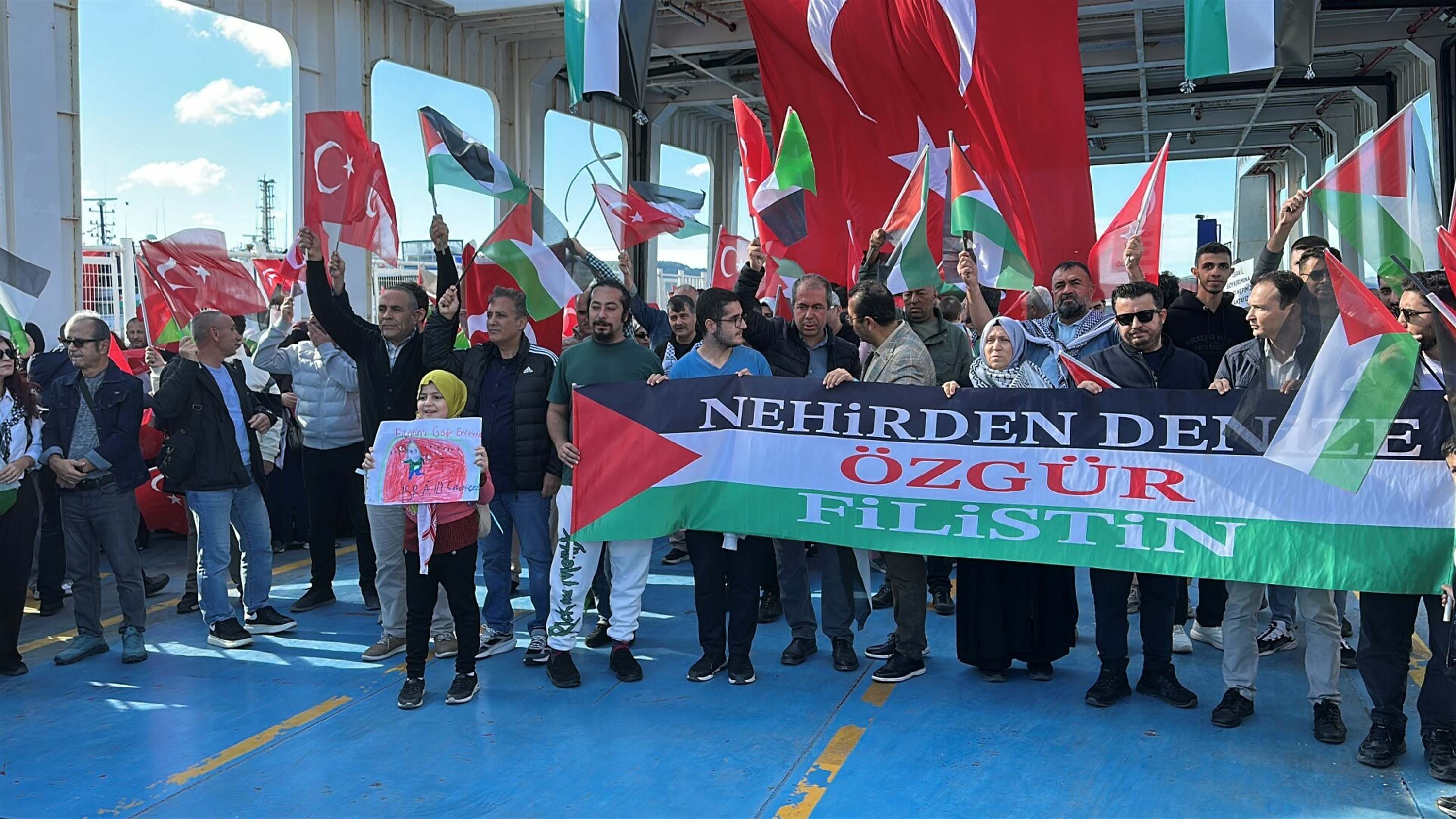 Filistin destek açıklaması Çanakkale