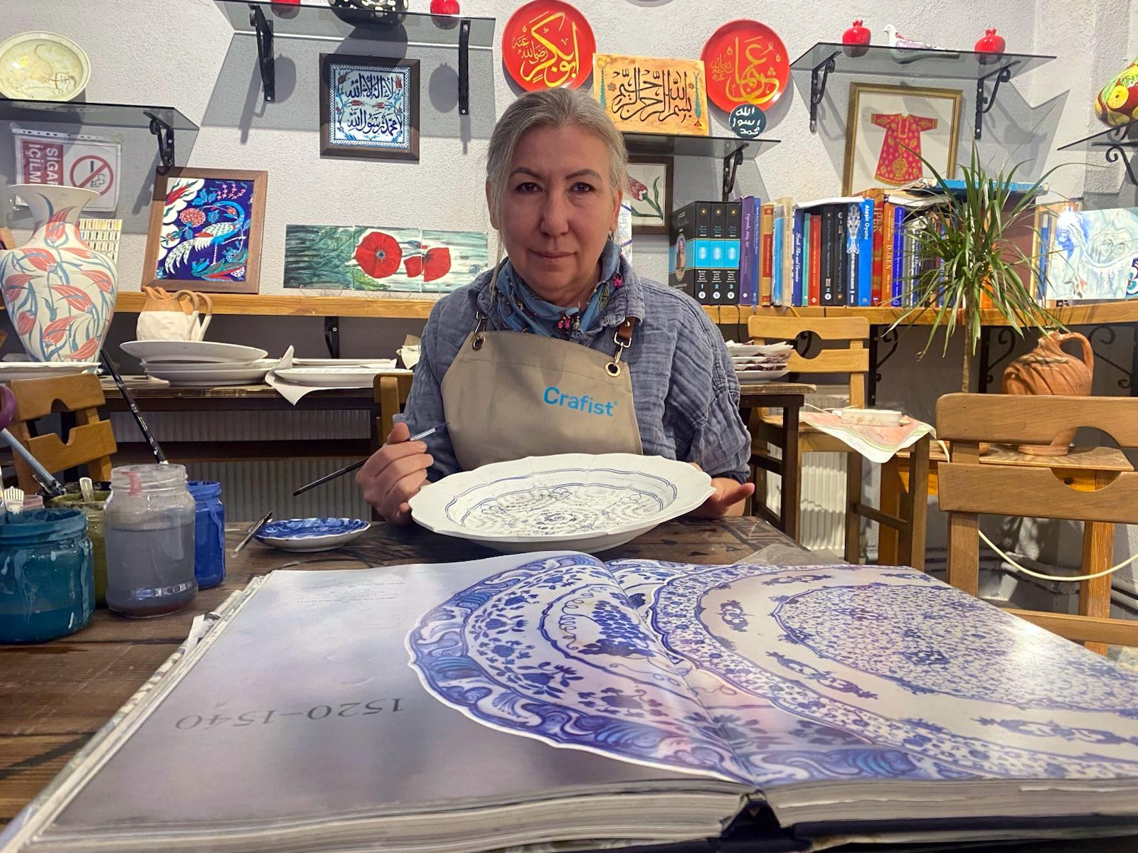 Mesude Künen çini eser