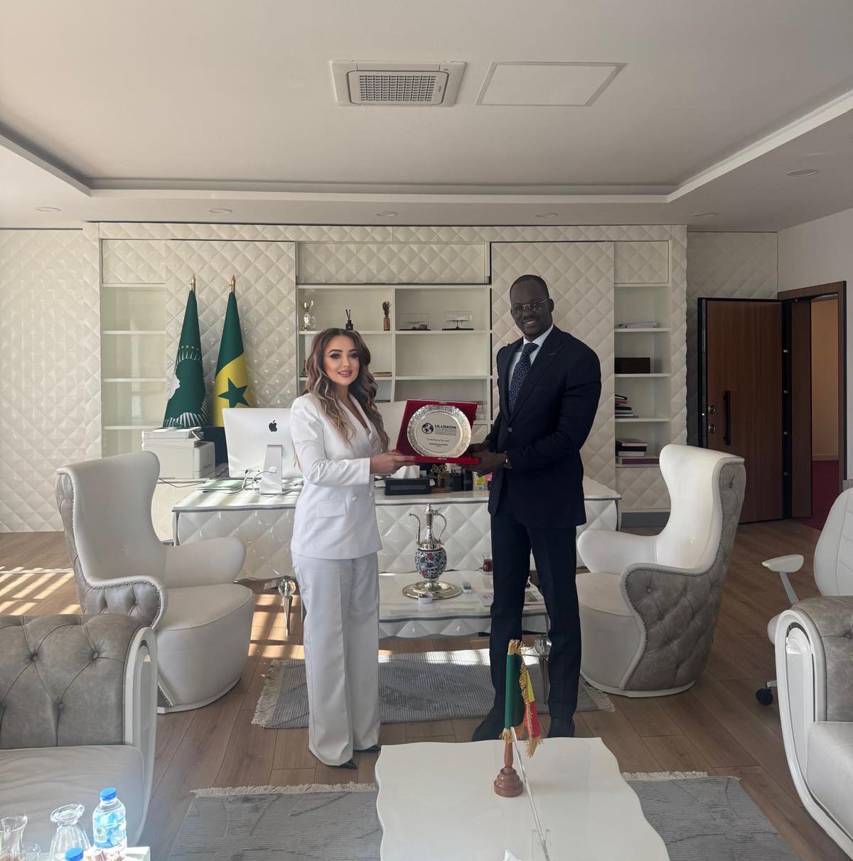 ULUSKON Başkanı Atasoy Senegal Büyükelçiliği ziyareti