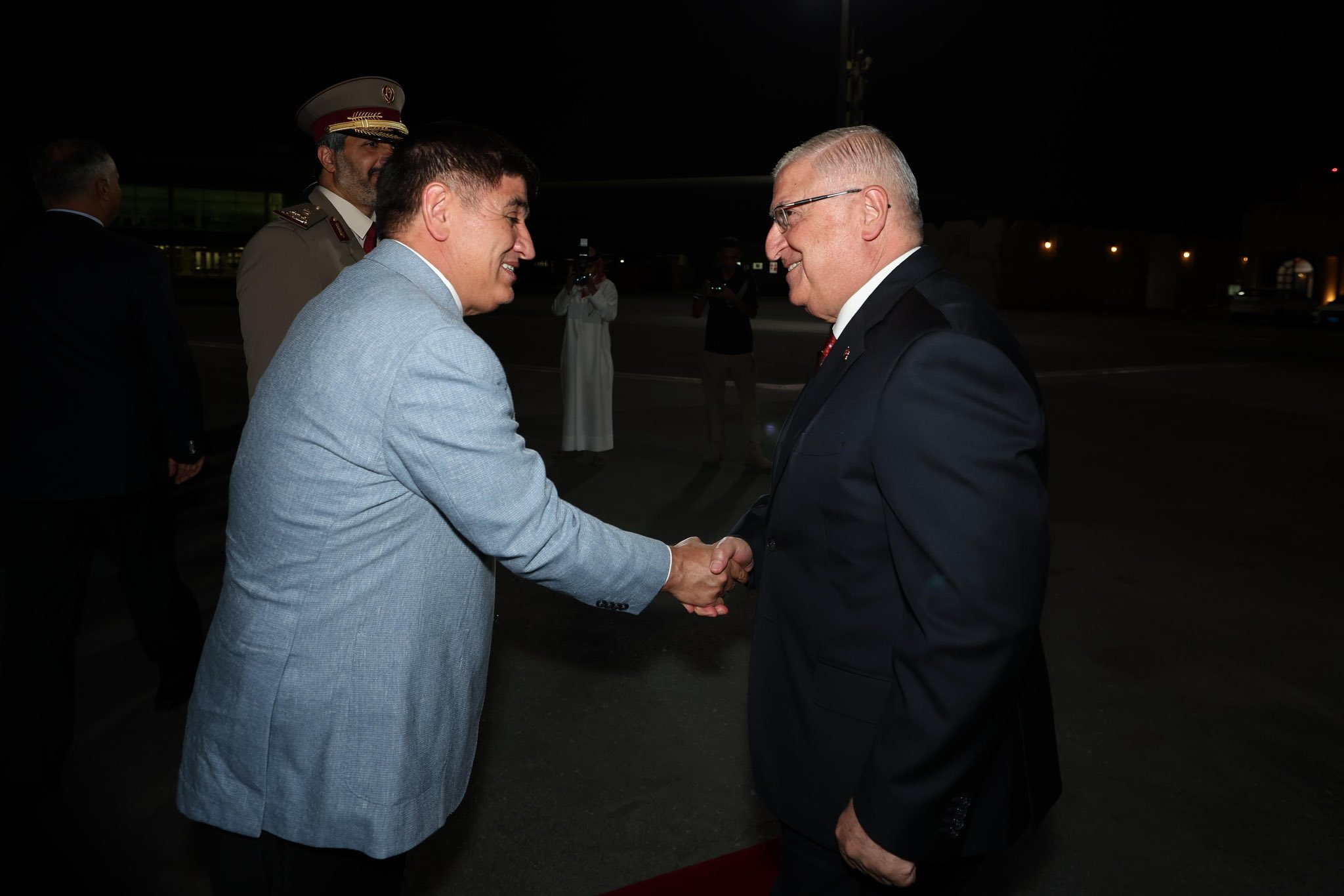 Milli Savunma Bakanı Güler Doha Büyükelçiliği ziyareti